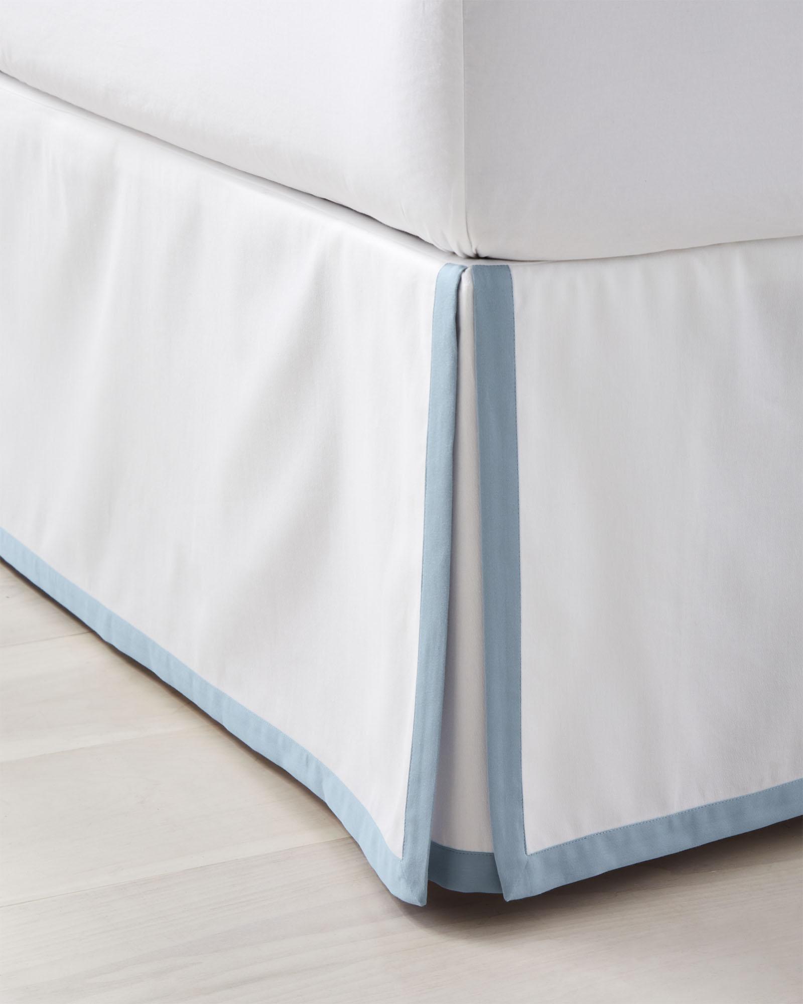 Border Frame Bedskirt Serena and Lily