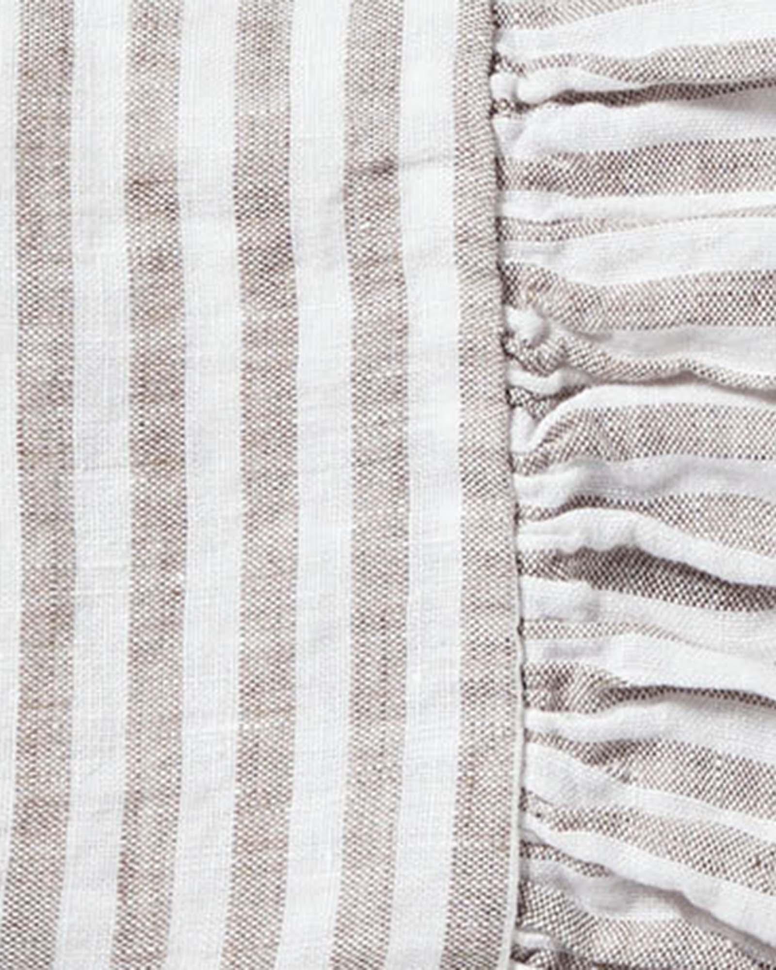Nantucket Stripe Sheeting Swatch Serena and Lily