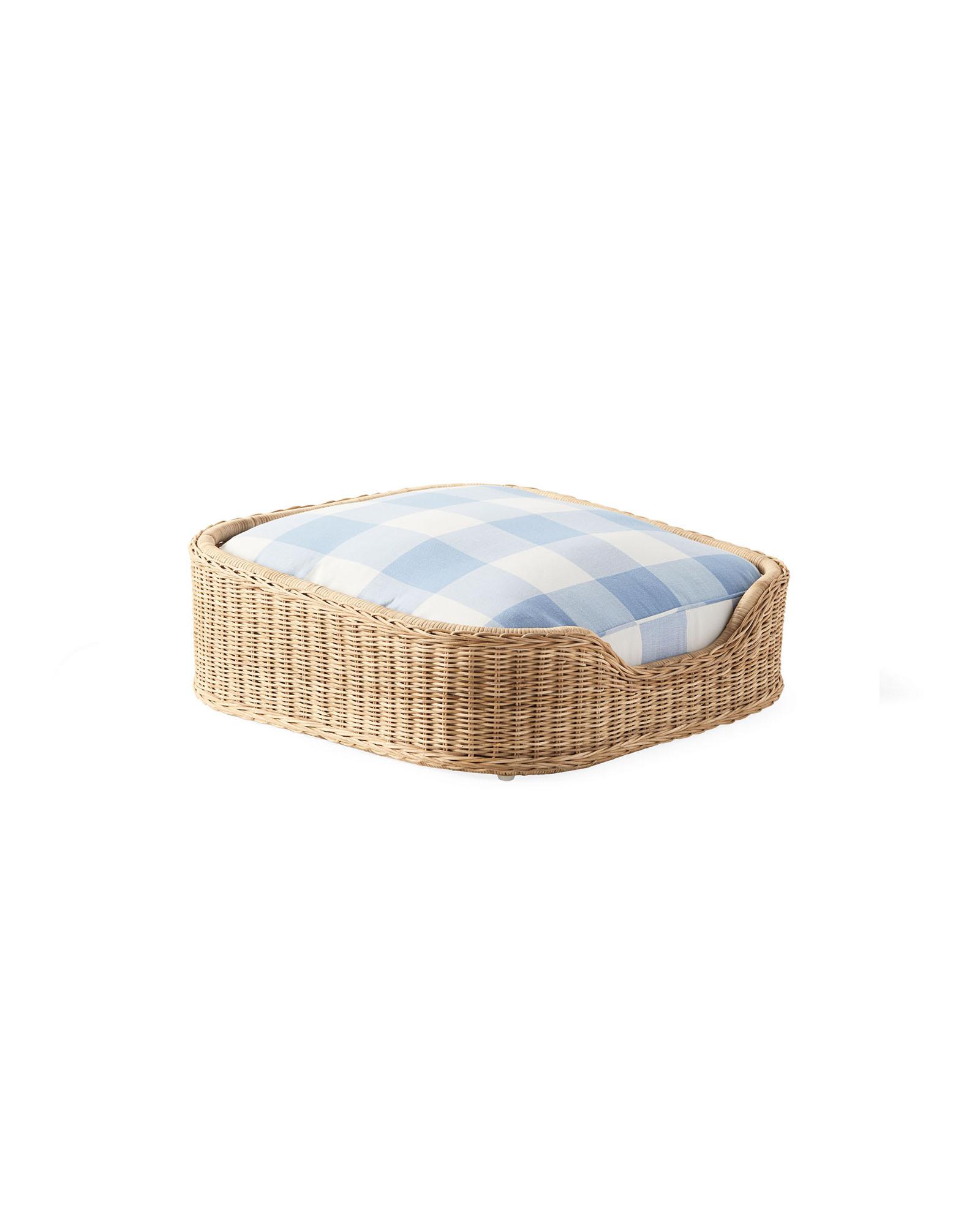 Wicker dog outlet bed small