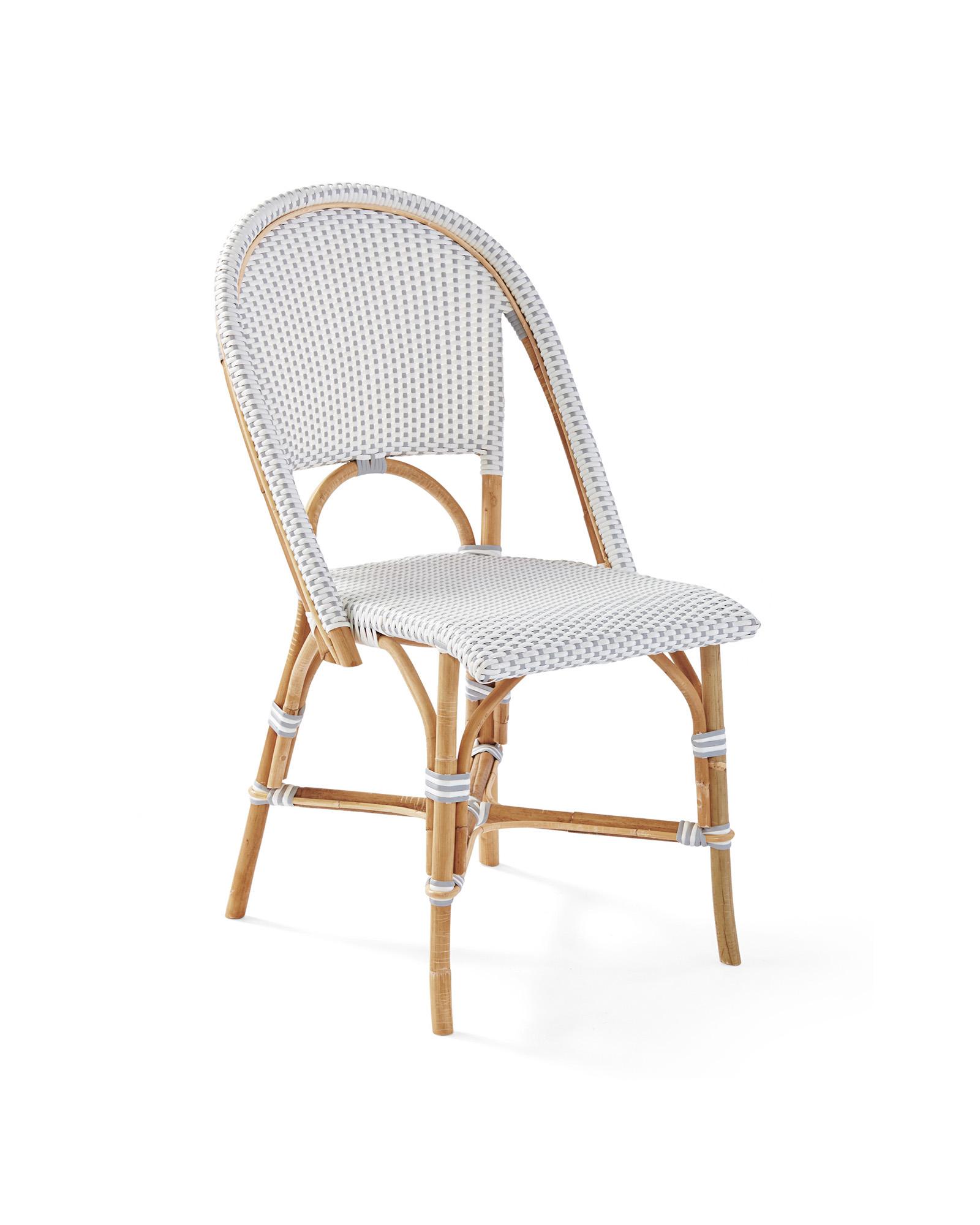 White rattan chair online clearance