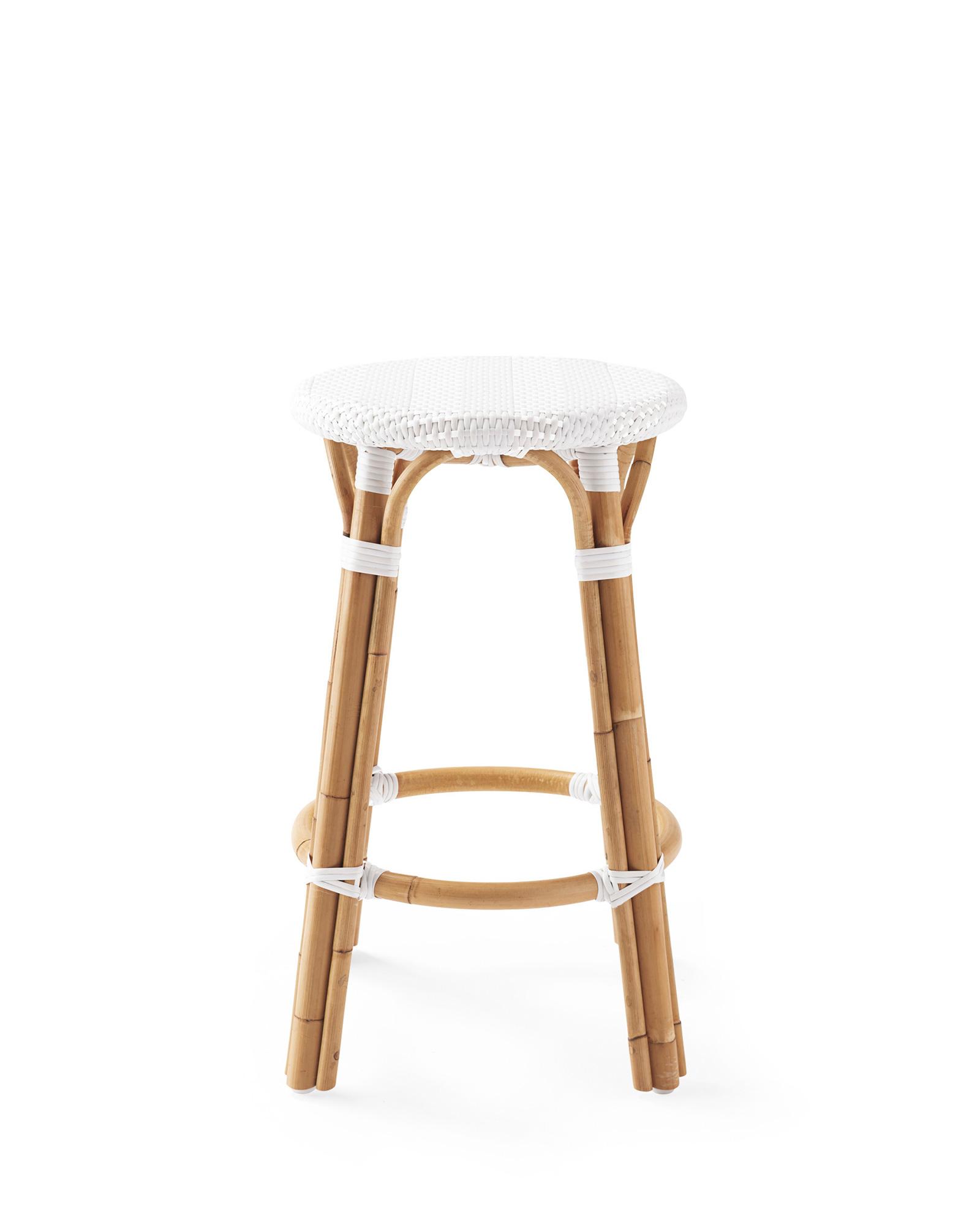 White backless bar online stools