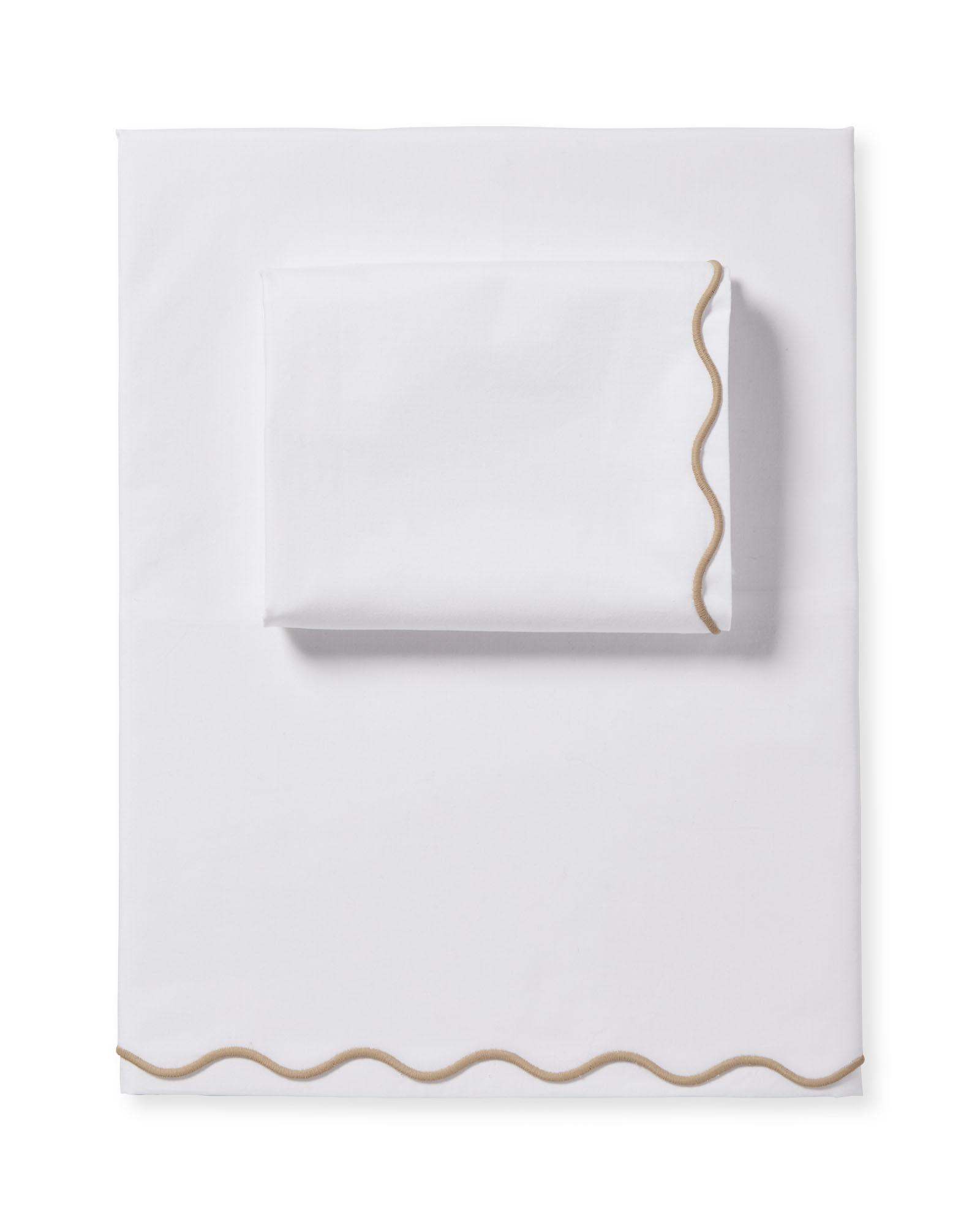 Wave Percale Sheet Set Doe Serena and Lily