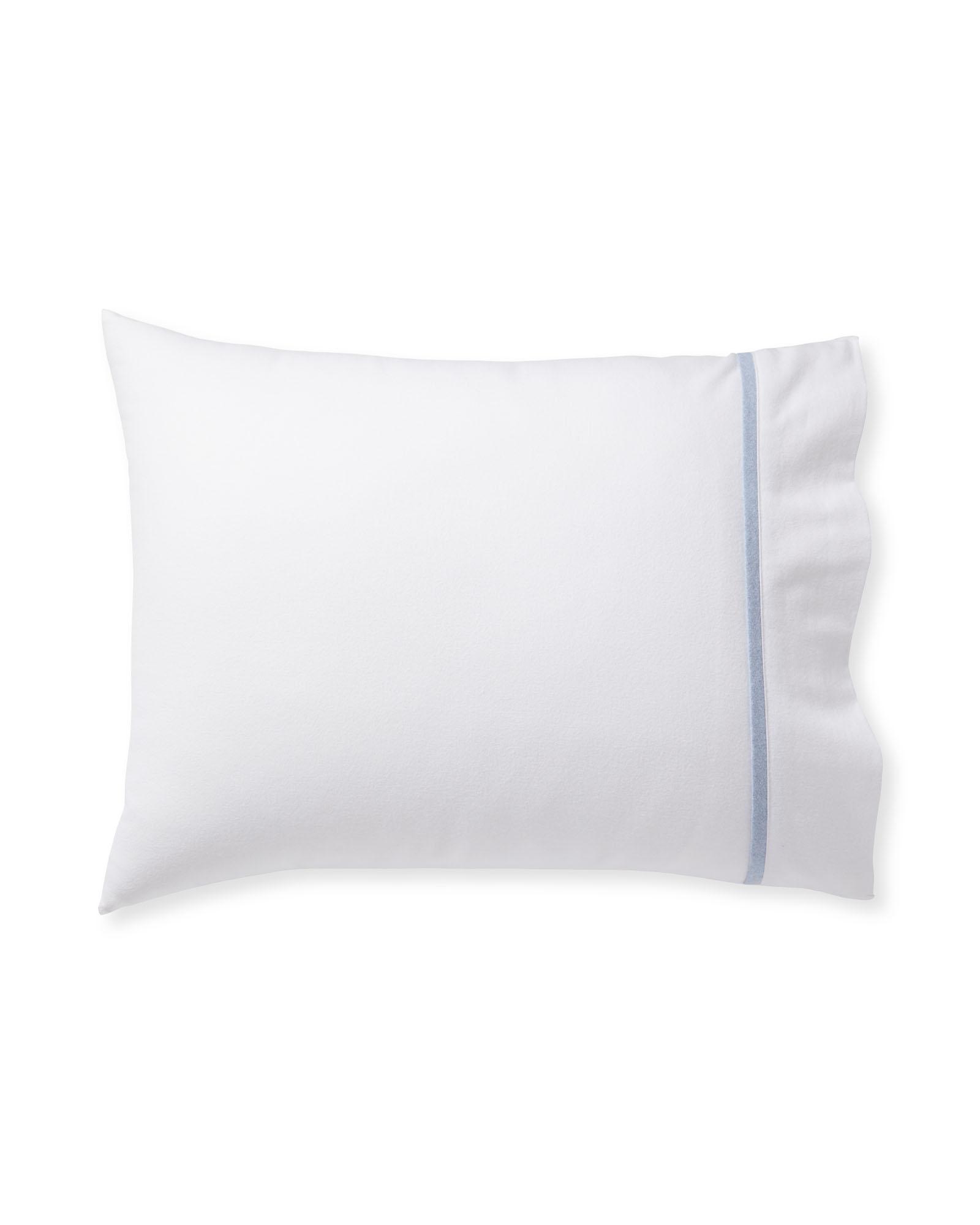 Belvedere Brushed Cotton Pillowcases (Set of 2) Serena and Lily