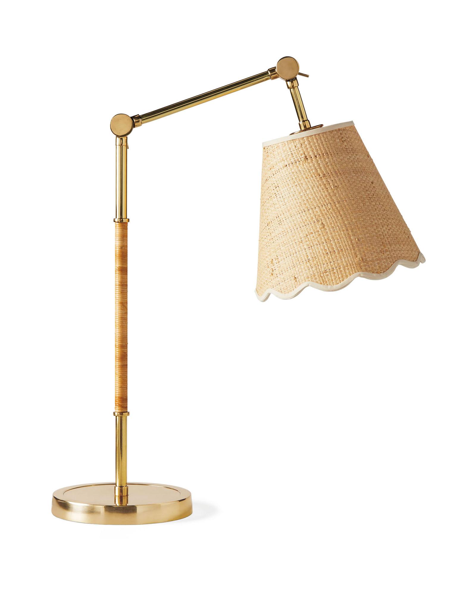 Brass task cheap table lamp