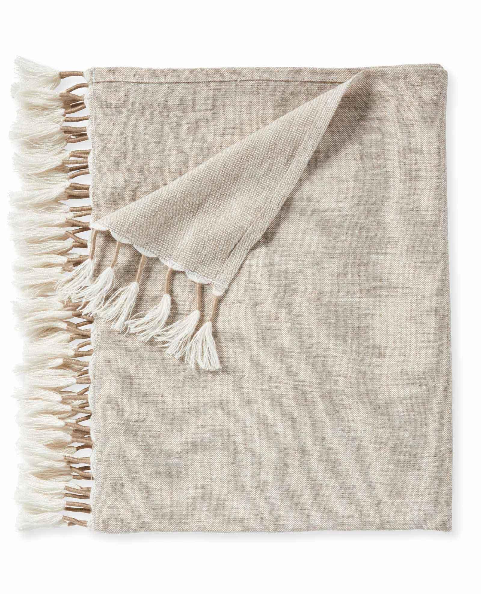 Topanga Linen Throw Serena and Lily