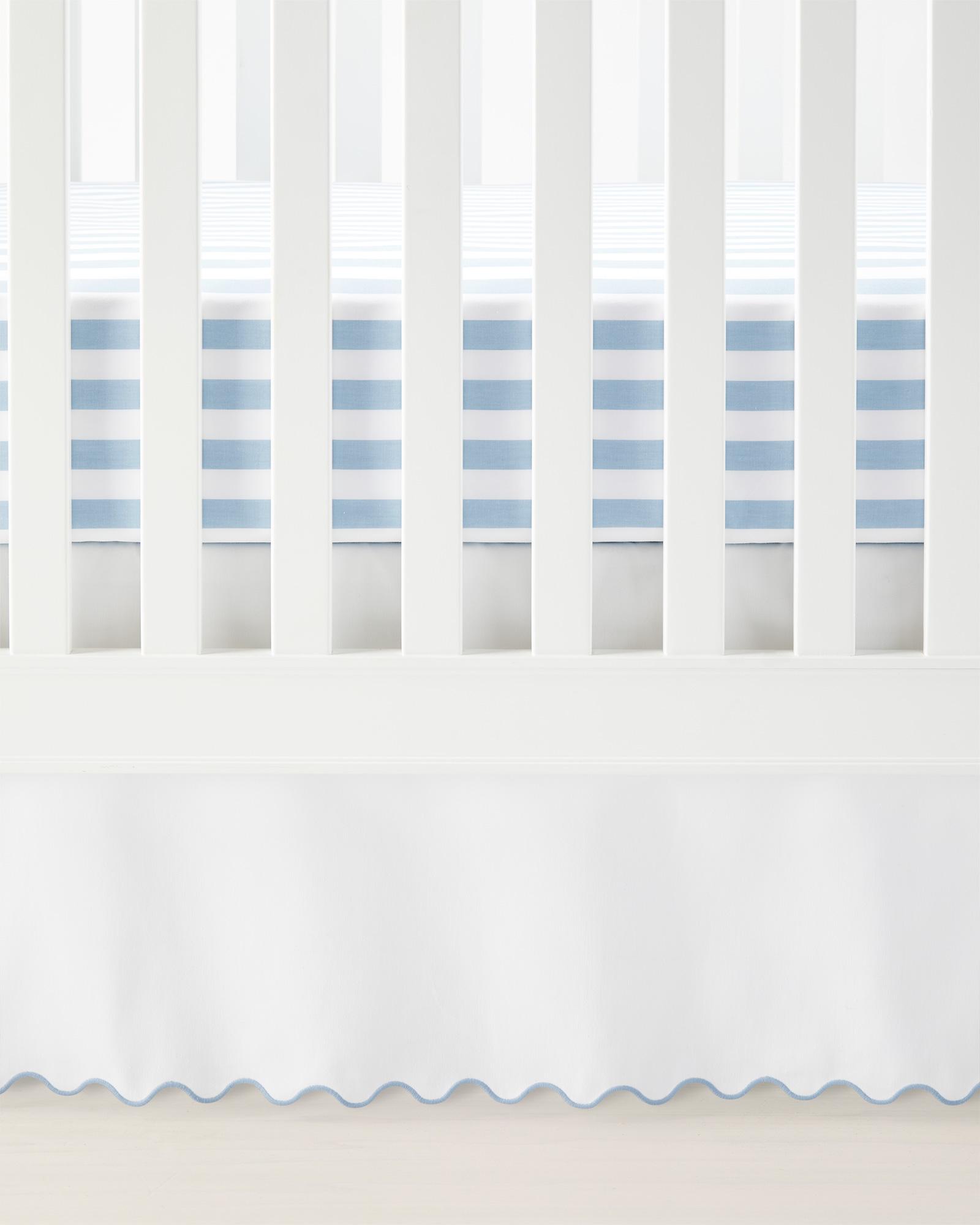 Wave Crib Skirt | Serena and Lily