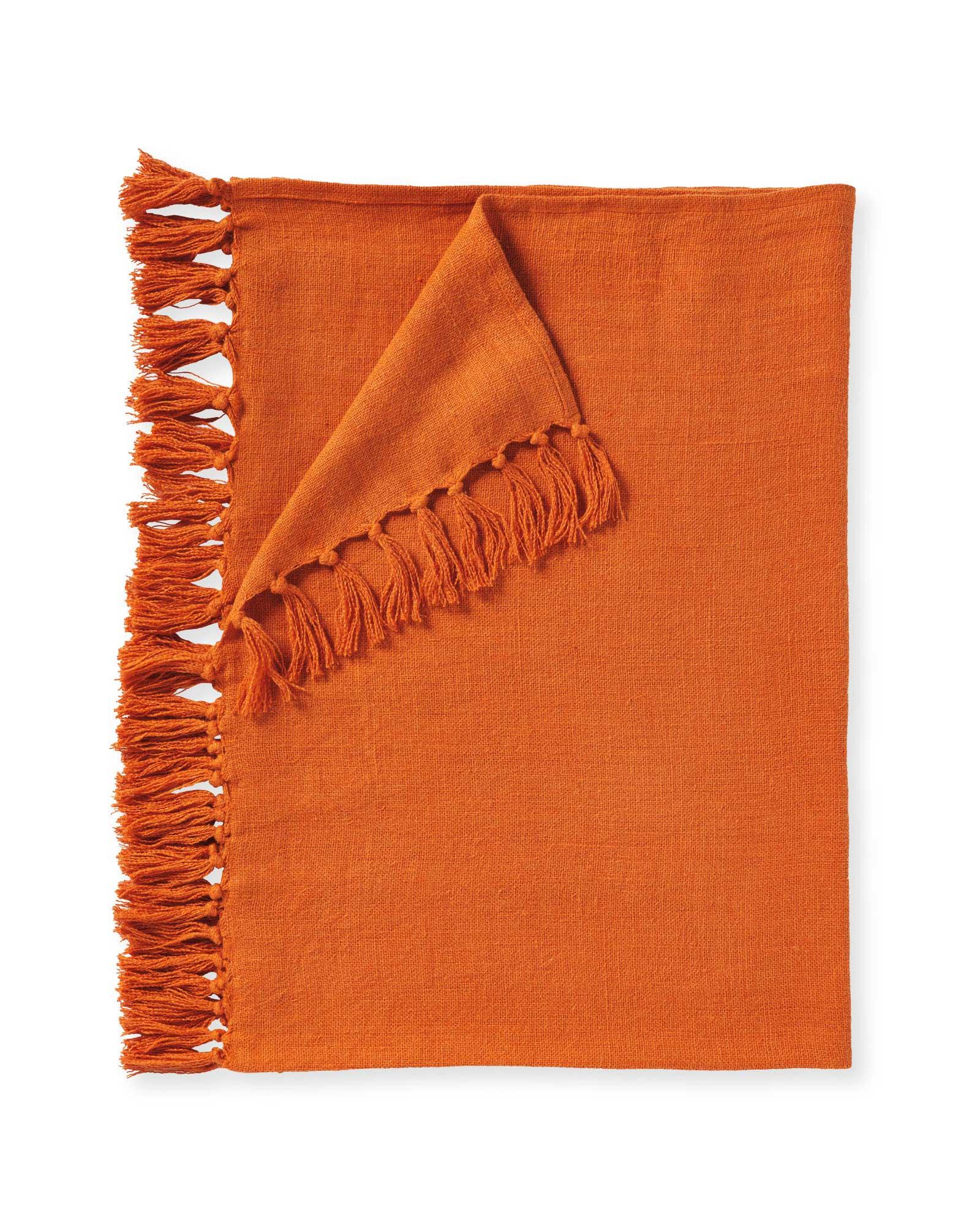 Mendocino Linen Throw Serena and Lily