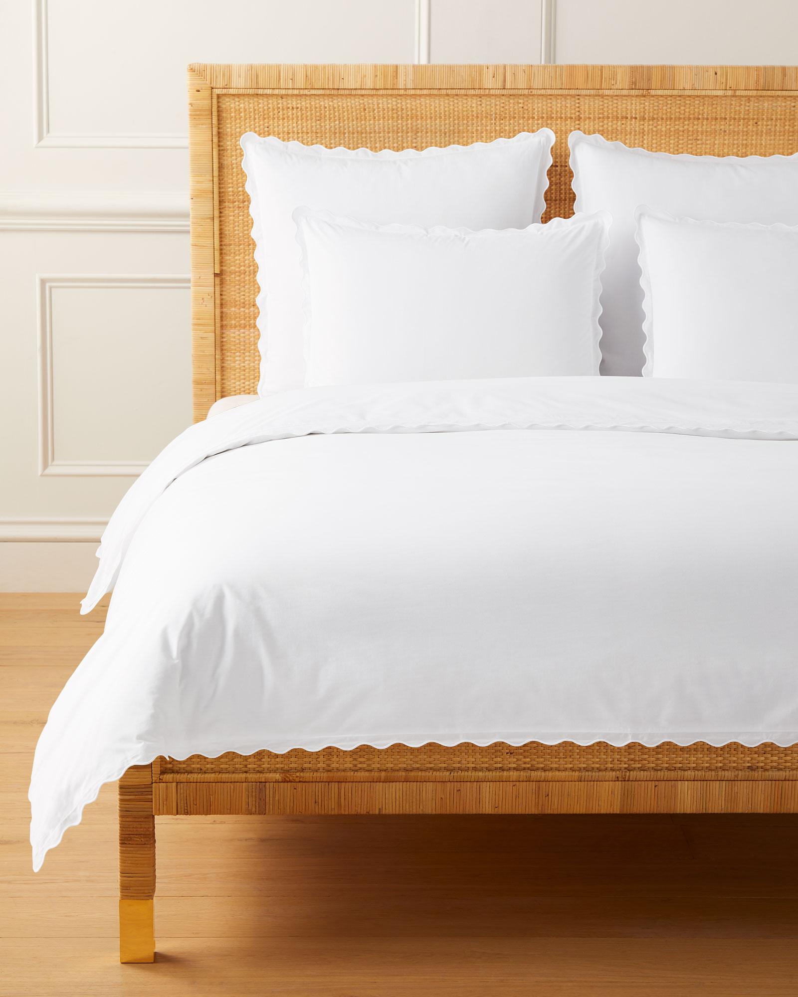 Wave Percale Duvet Cover