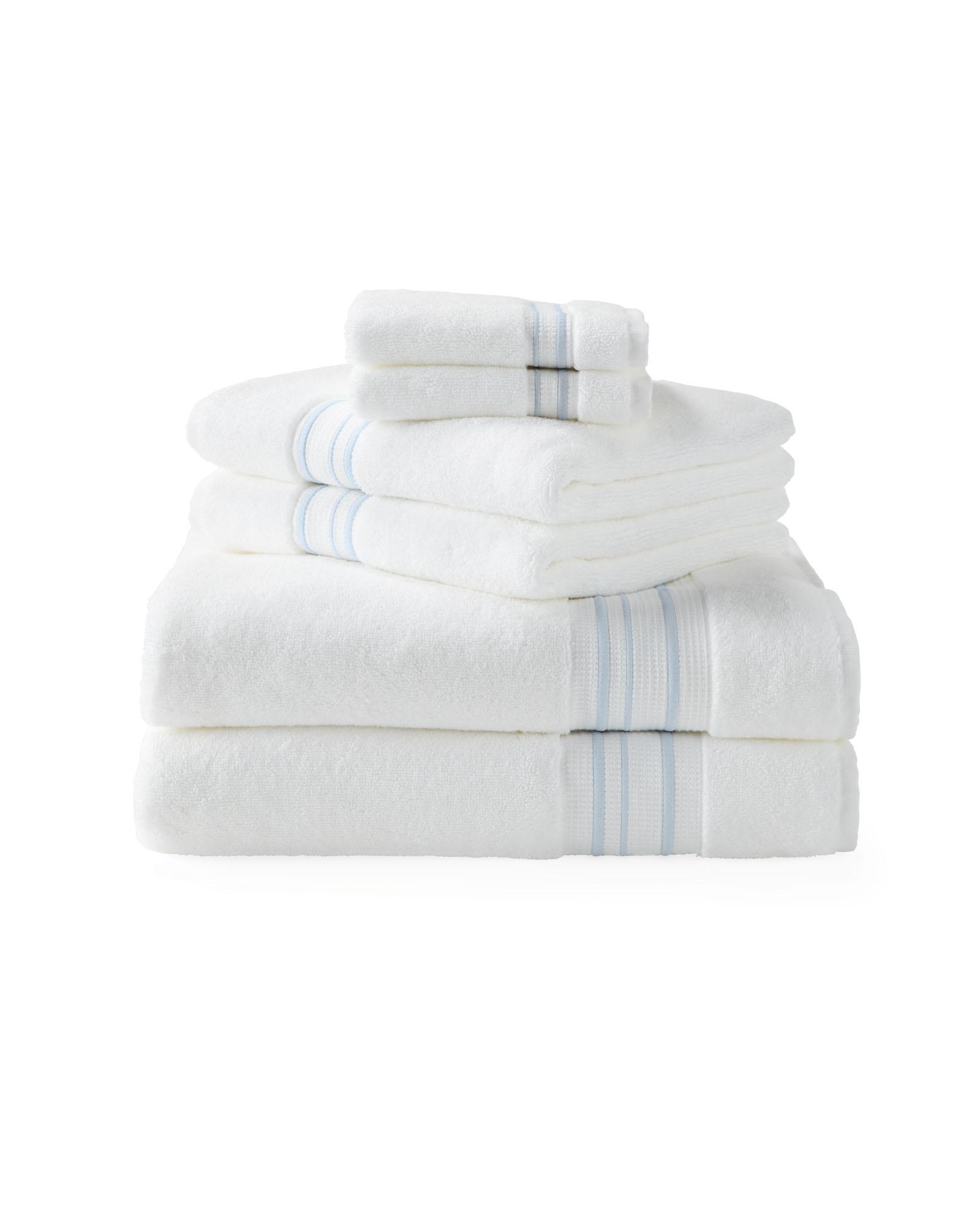 Soho Bath Collection in Sky Blue, Terry, Bath Towel | Serena & Lily