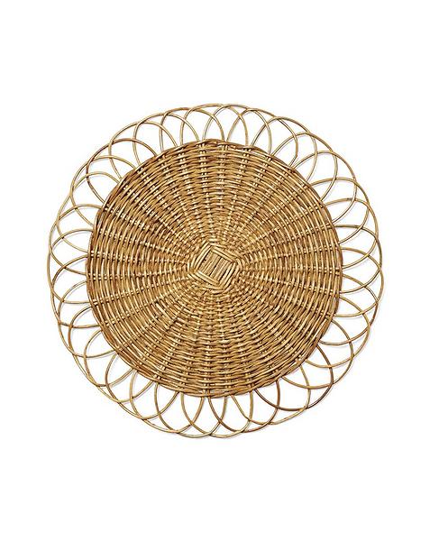 Round Rattan Placemat (Set of 4)-undefined-image