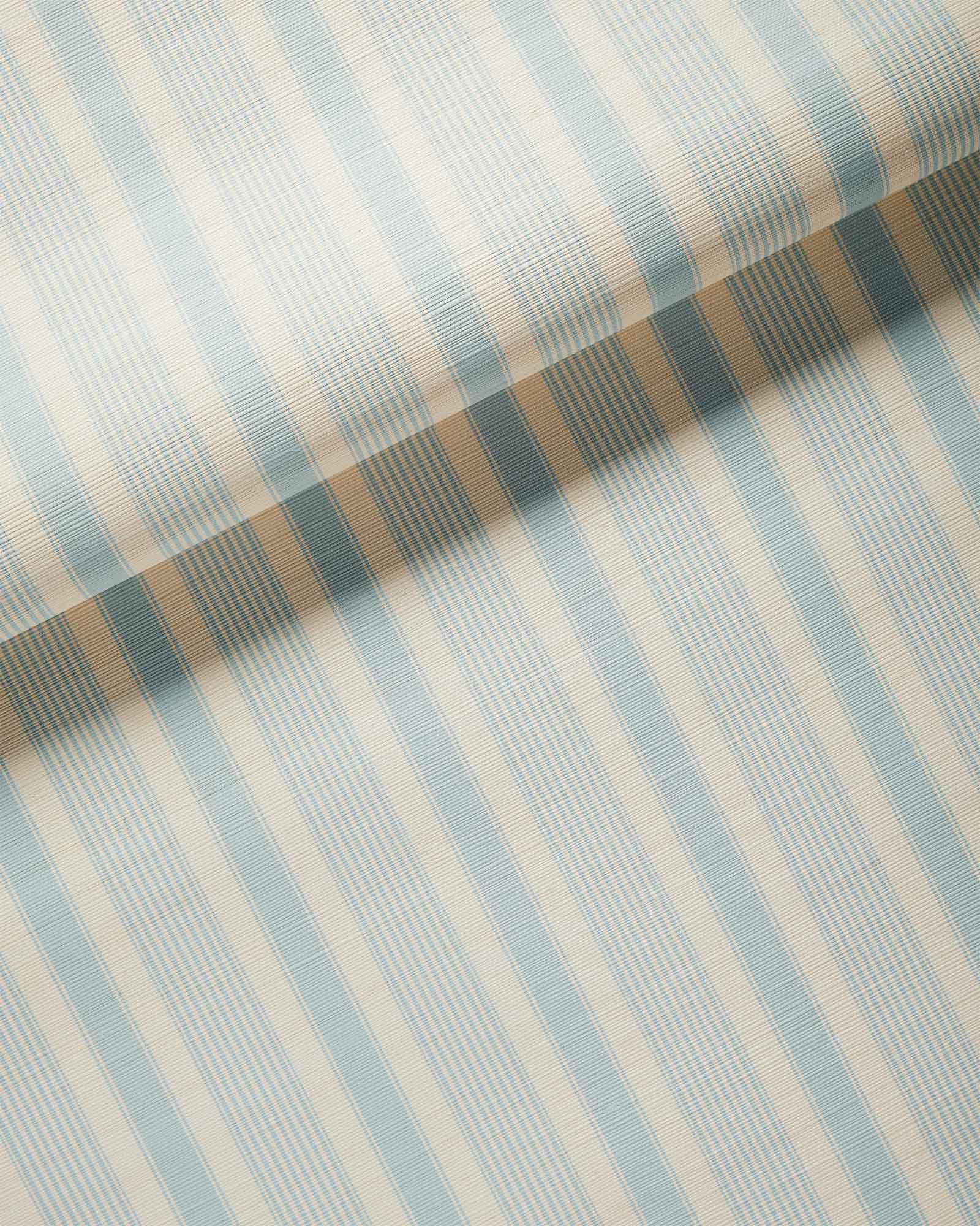 French Stripe Grasscloth Wallcovering Serena and Lily