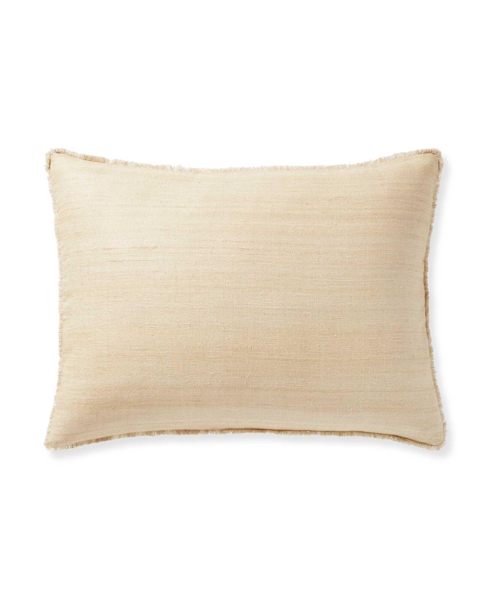 Wiltshire Raw Silk Pillow Cover Serena and Lily