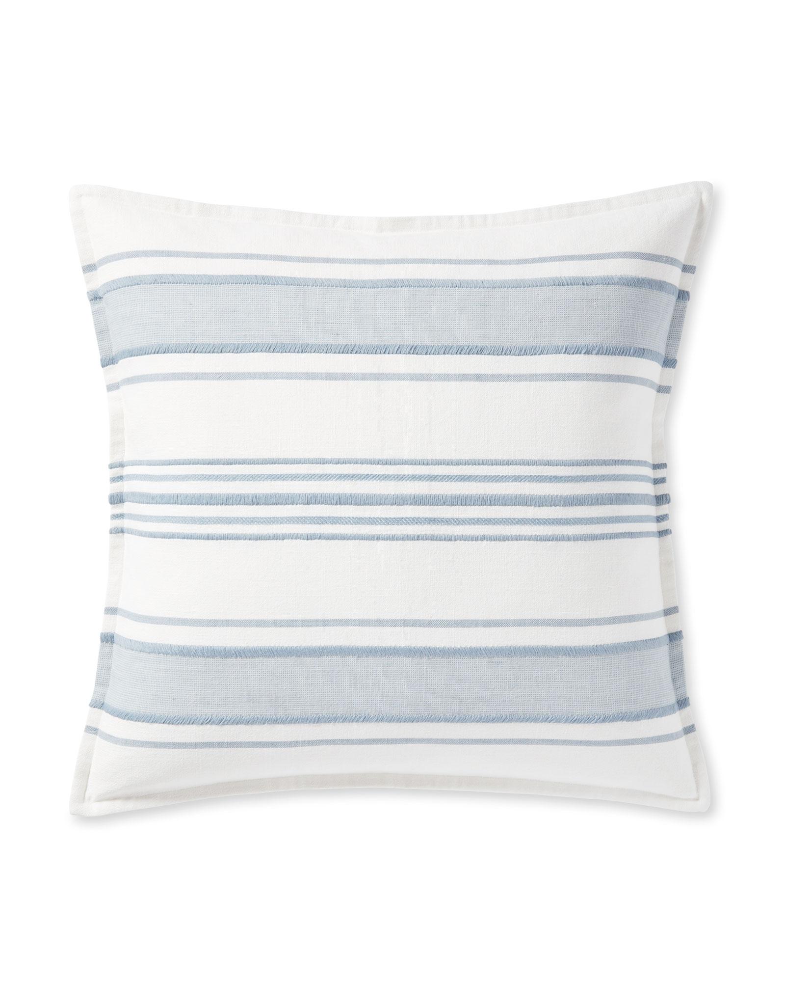 Serena & Lily Sail deals Stripe Pillow Cover 22x22 Navy