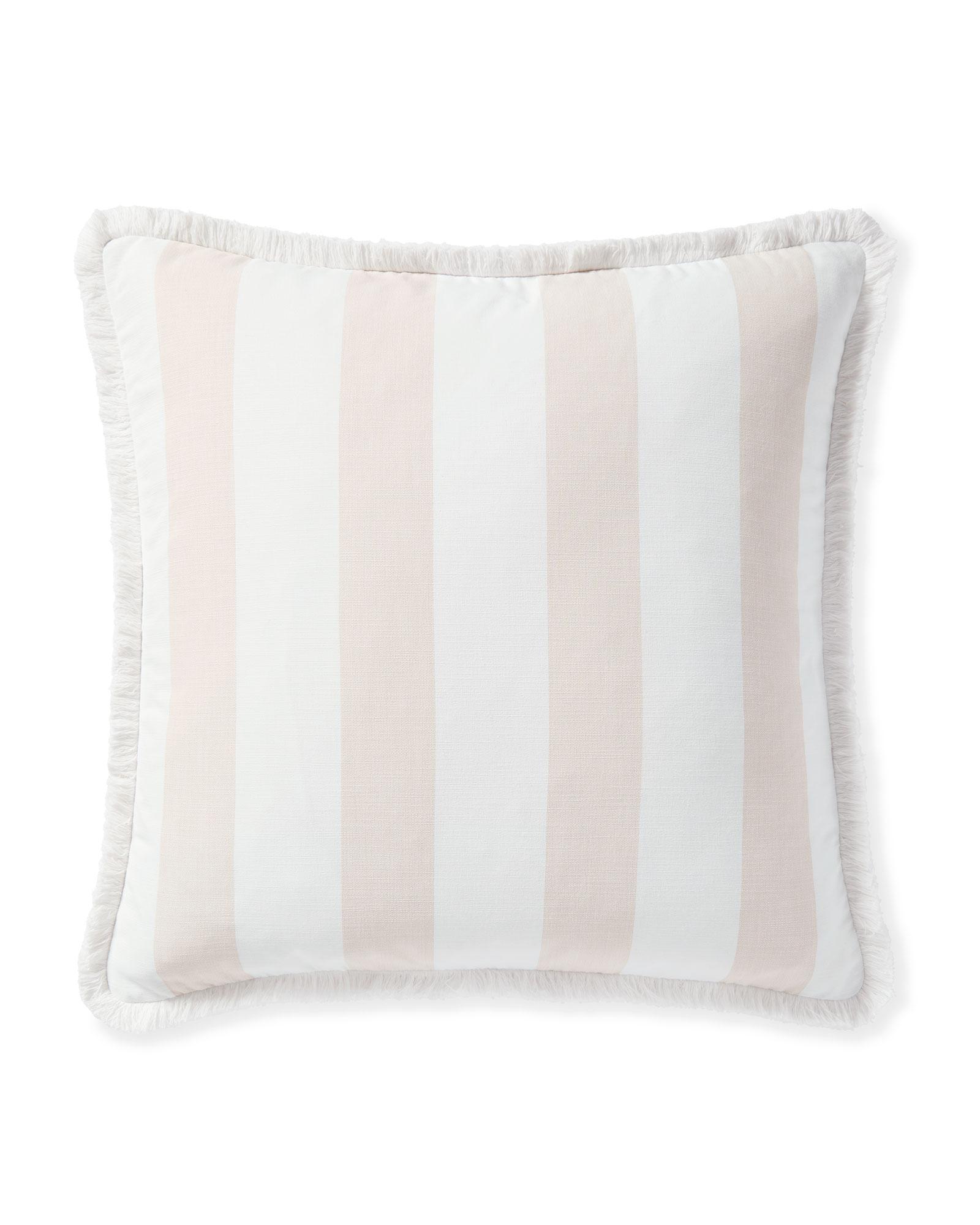 Perennials Harbor Stripe Pillow Cover in Coastal Blue, 14 x 30 | Serena & Lily