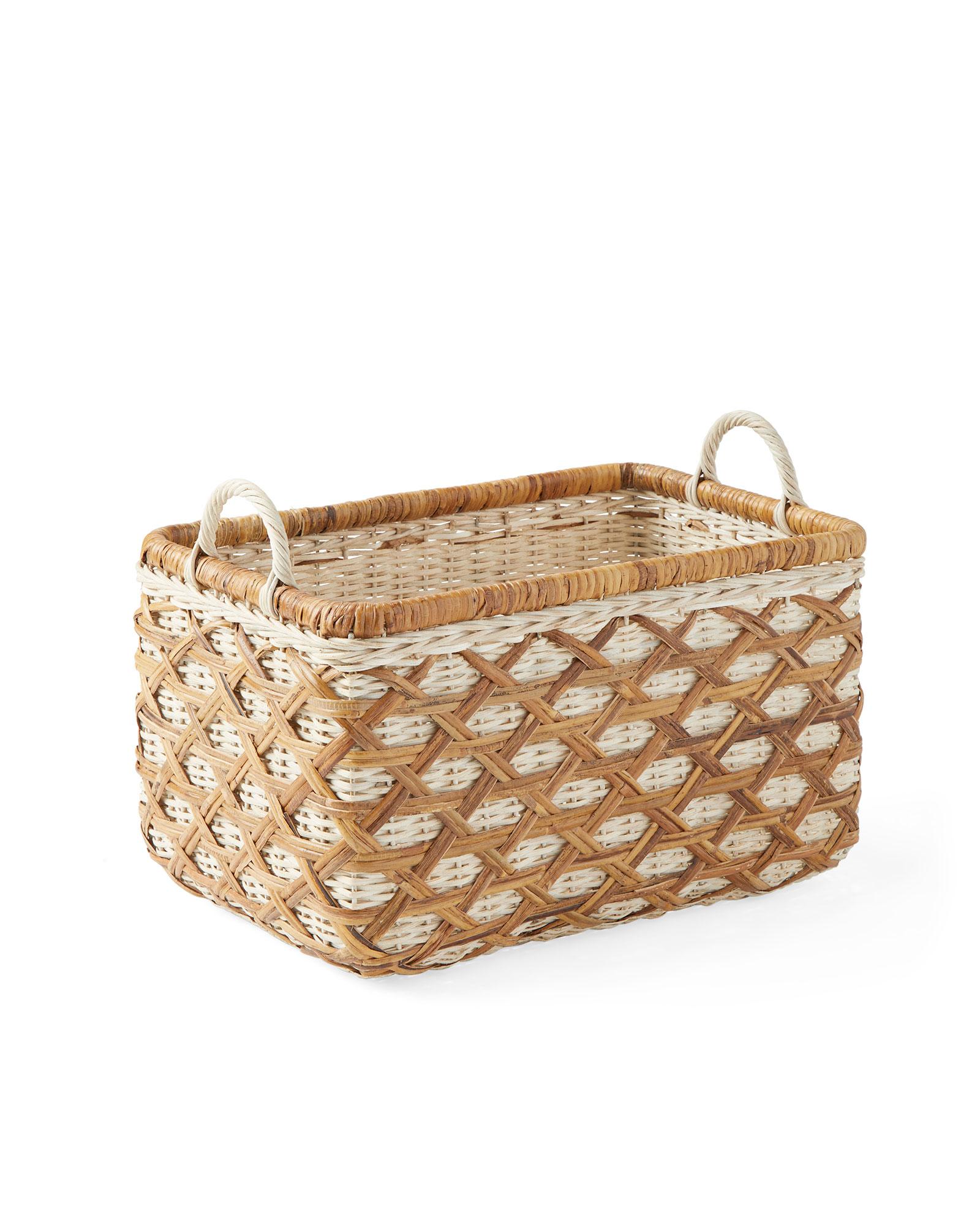 Sag Harbor Rattan Basket