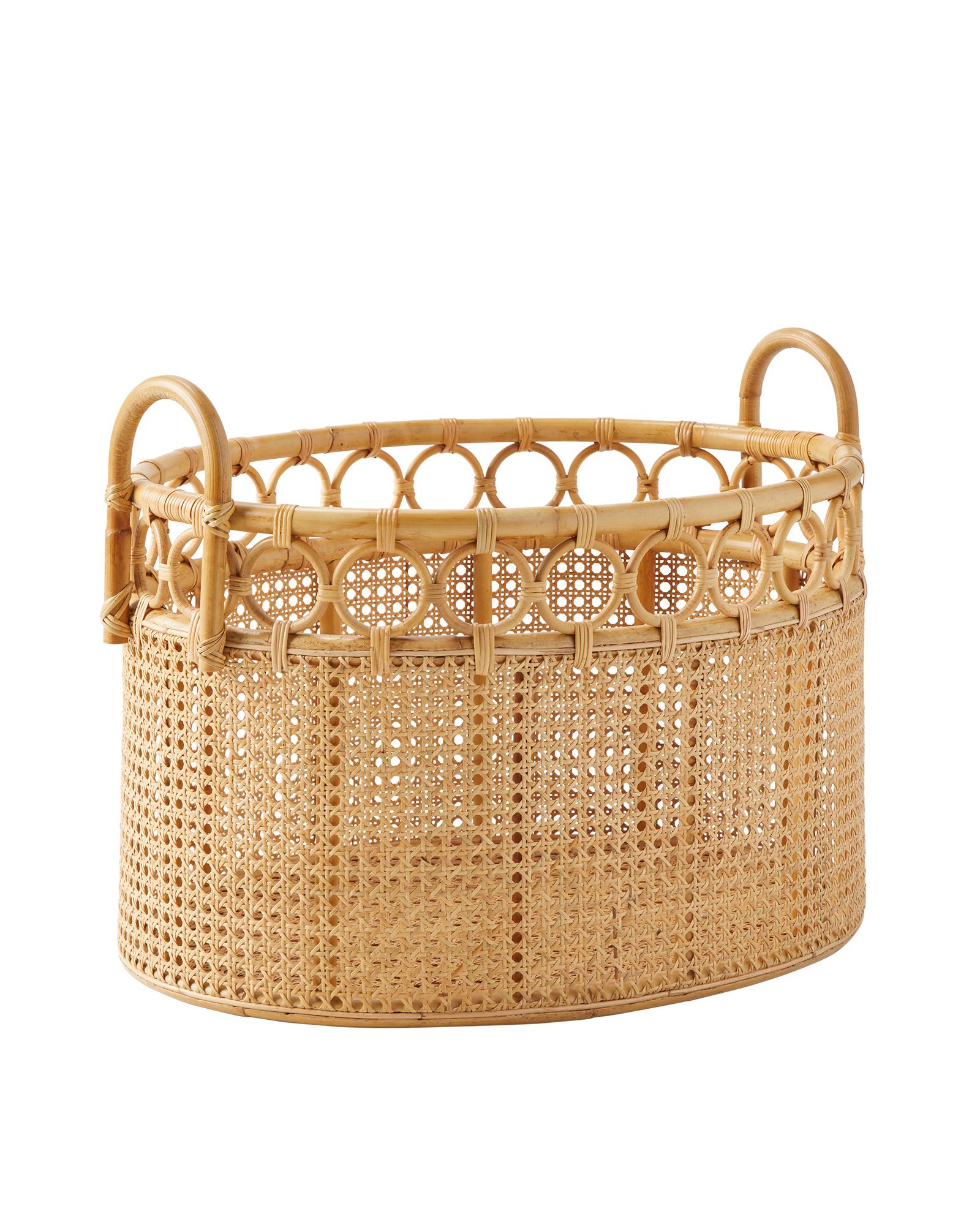 Sag Harbor Rattan Basket