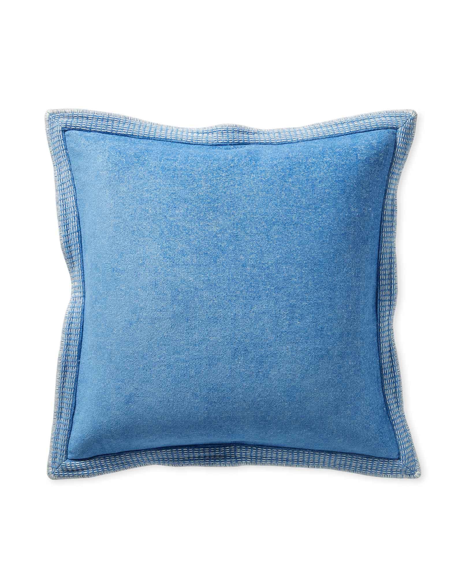 Fairhope Pillow Cover in Coastal Blue, 22 Sq | Serena & Lily