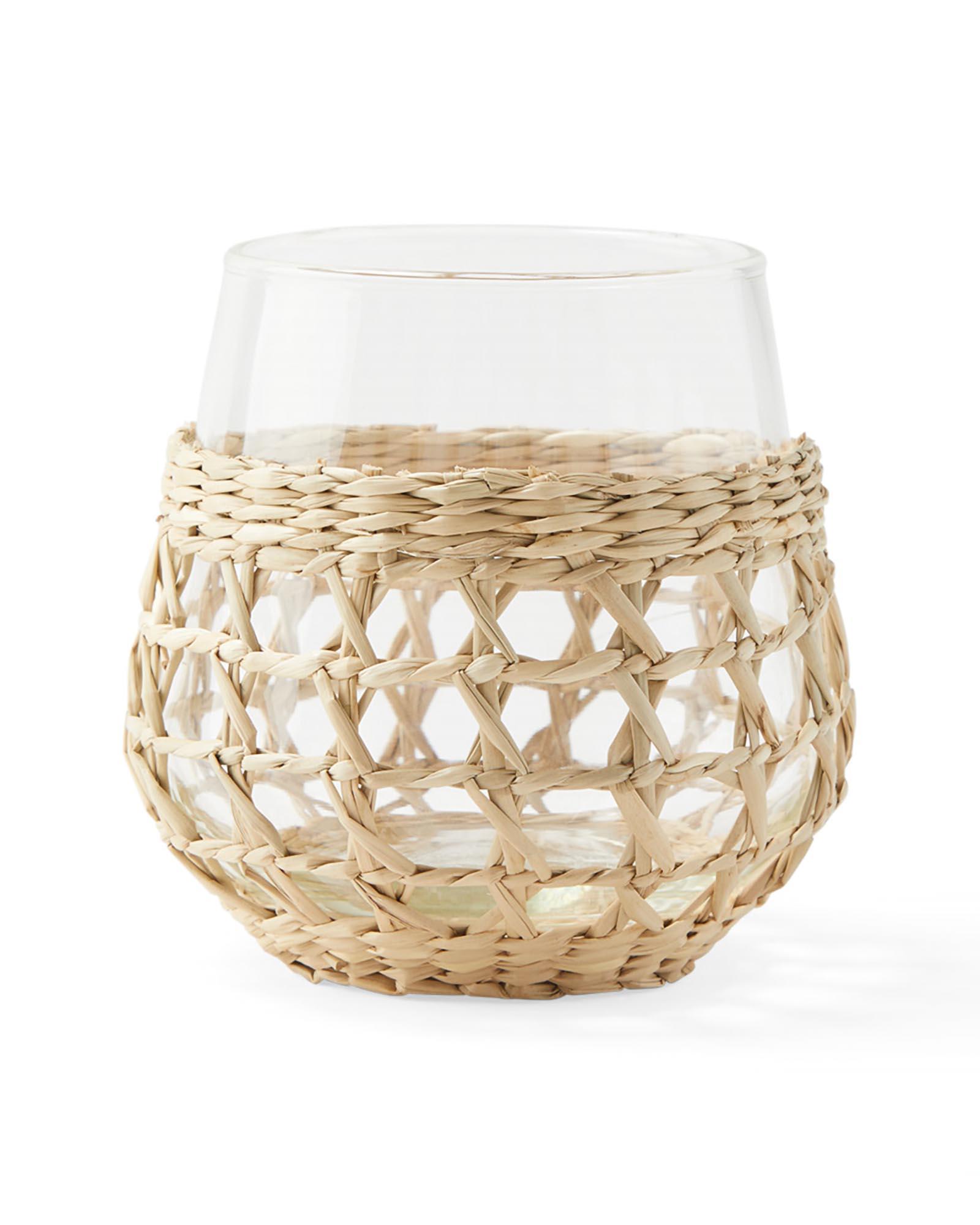 Cayman Seagrass Wine Glasses (Set of 4)