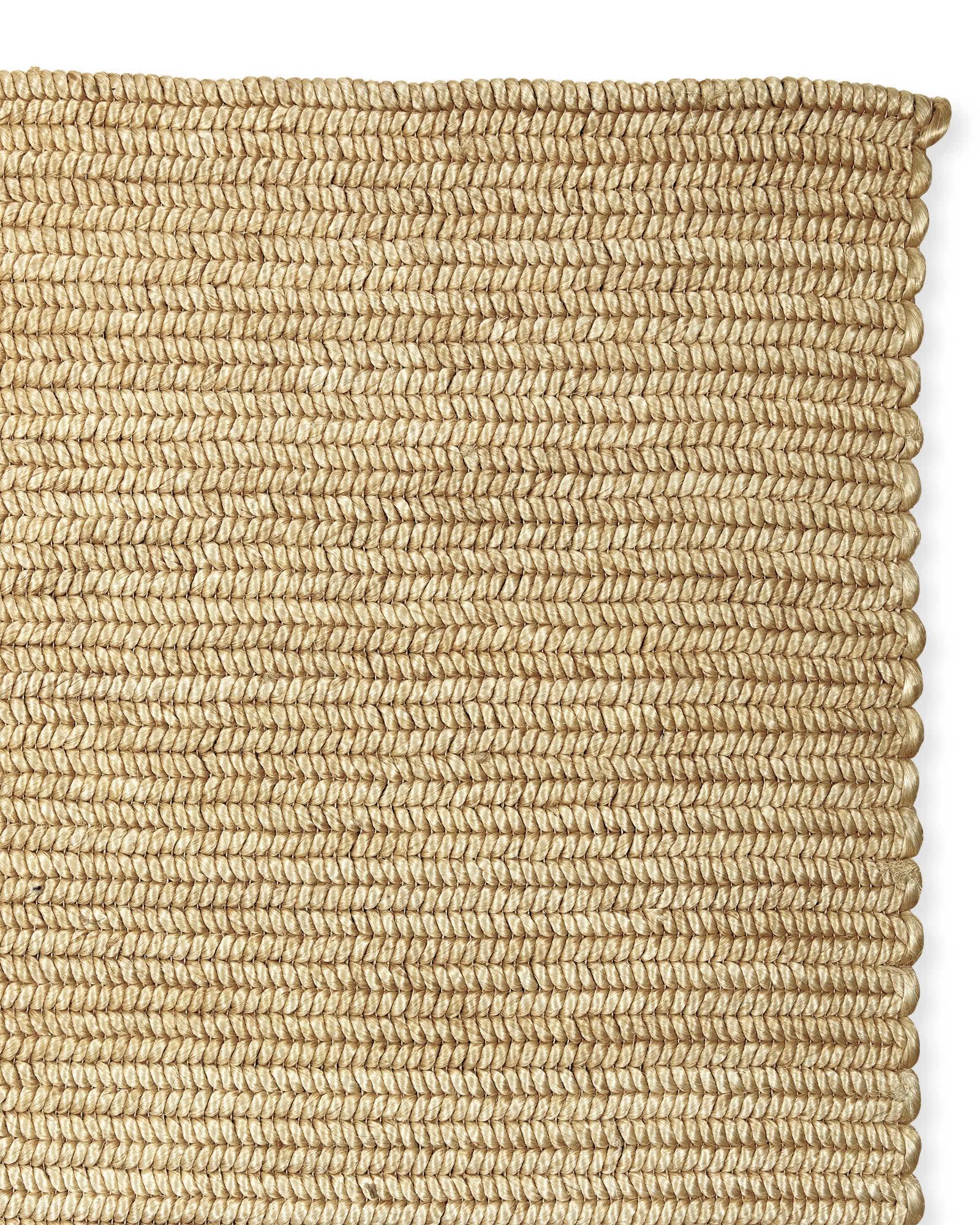 Braided Abaca Rug in 6x9