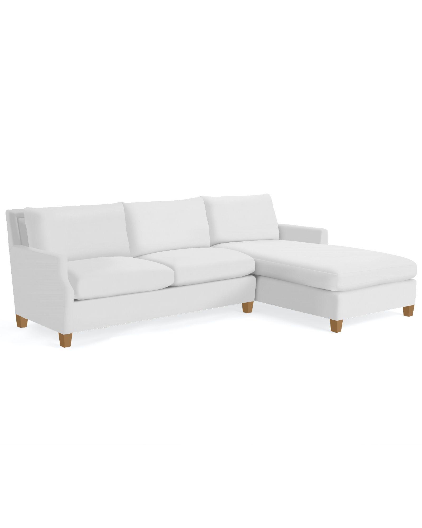 Grady Chaise Sectional RightFacing Serena and Lily