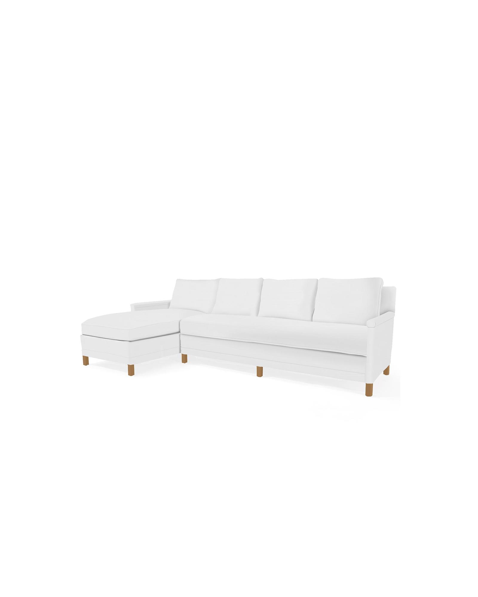 Spruce Street Chaise Sectional LeftFacing Serena and Lily