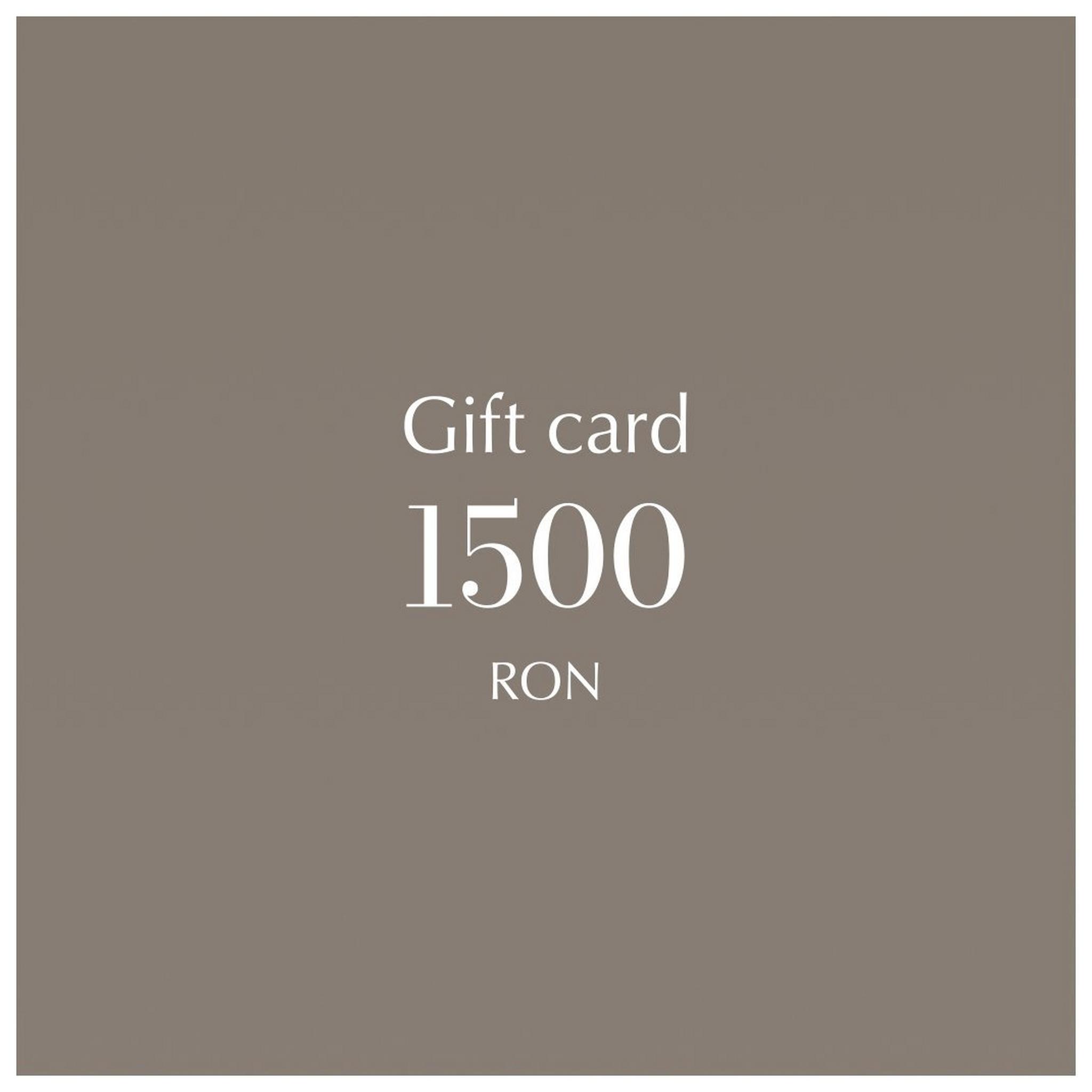 Card cadou - 1.500 RON