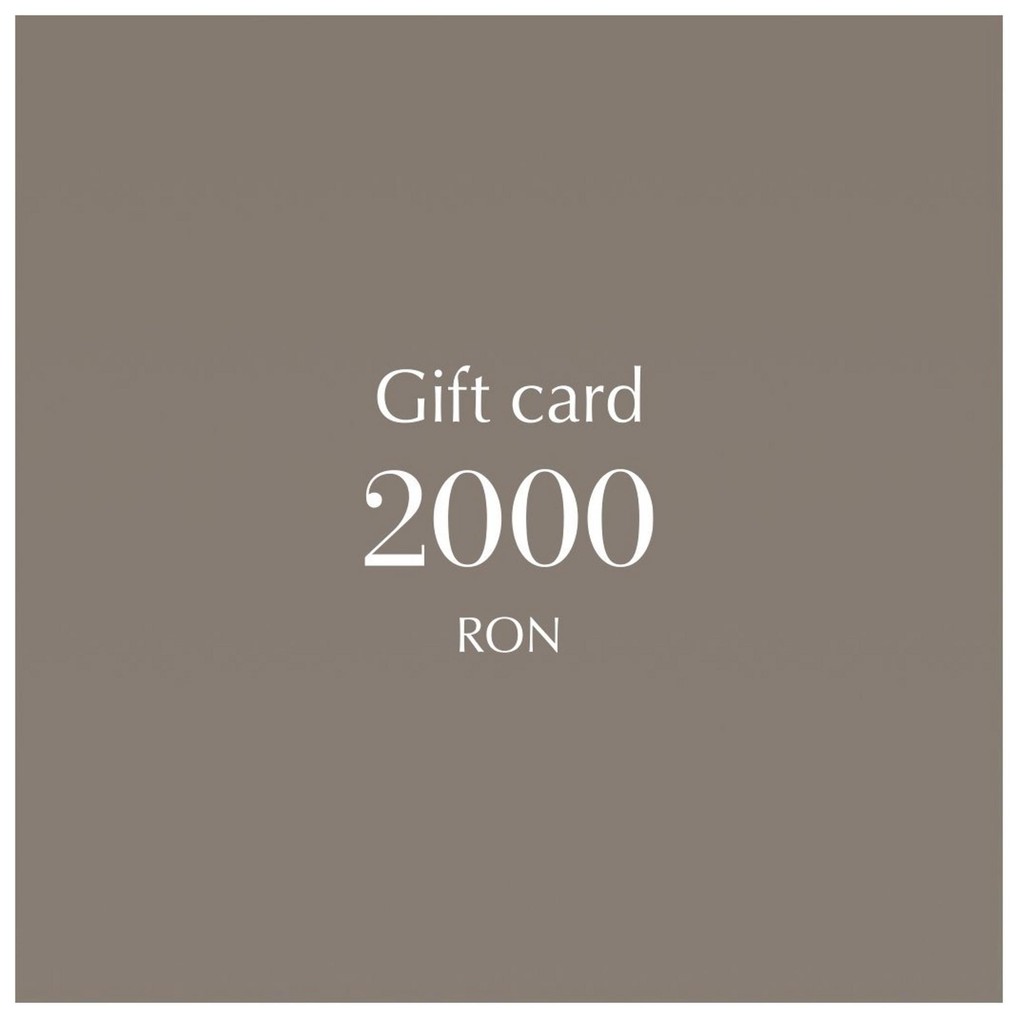Card cadou - 2.000 RON