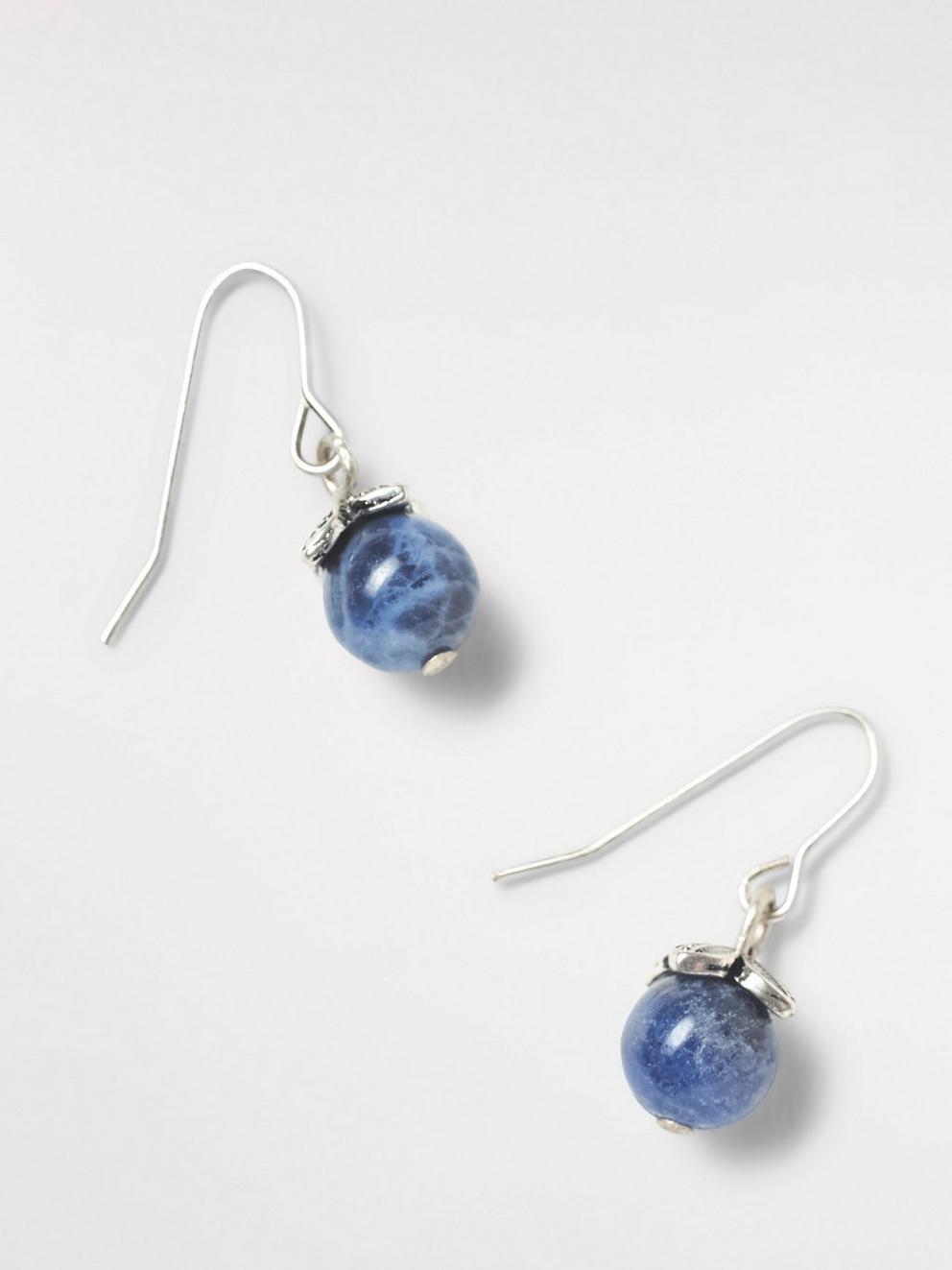 Blueberry Stone Drop Earring