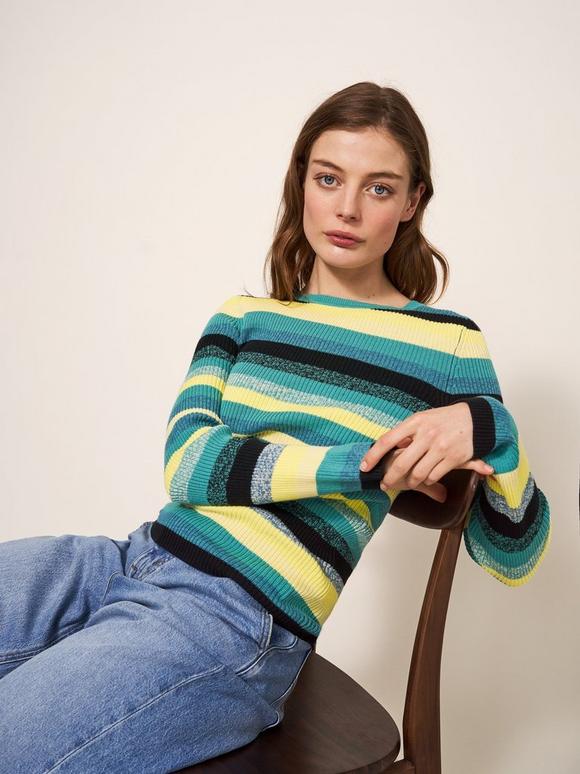 Cashmere Willow Stripe Jumper