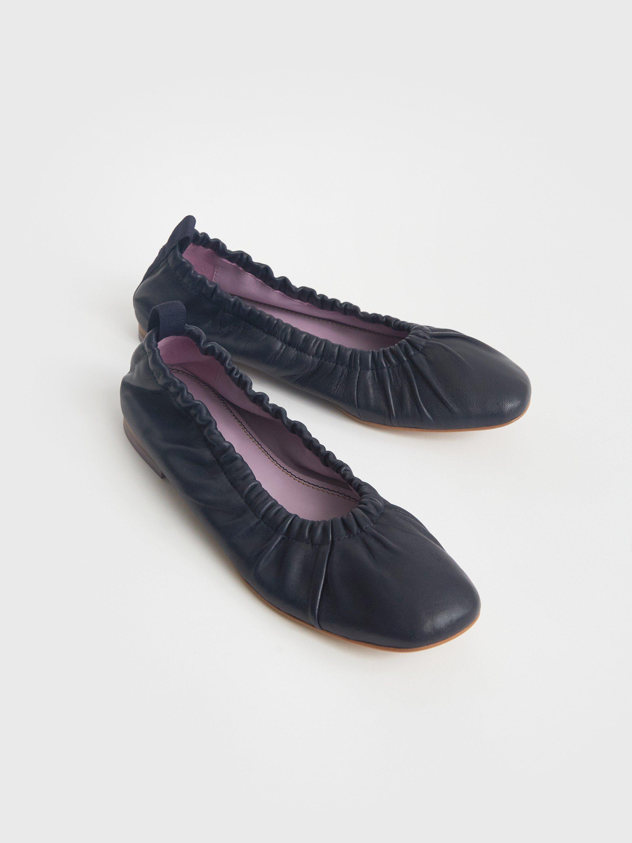 Poppy Ruched Ballet Shoe