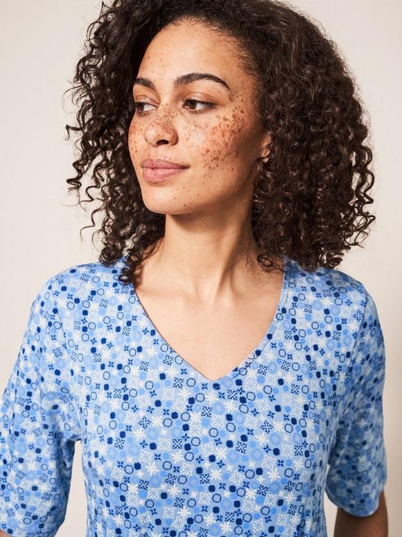 Kara Eco Vero Jersey Dress In Soft Cotton