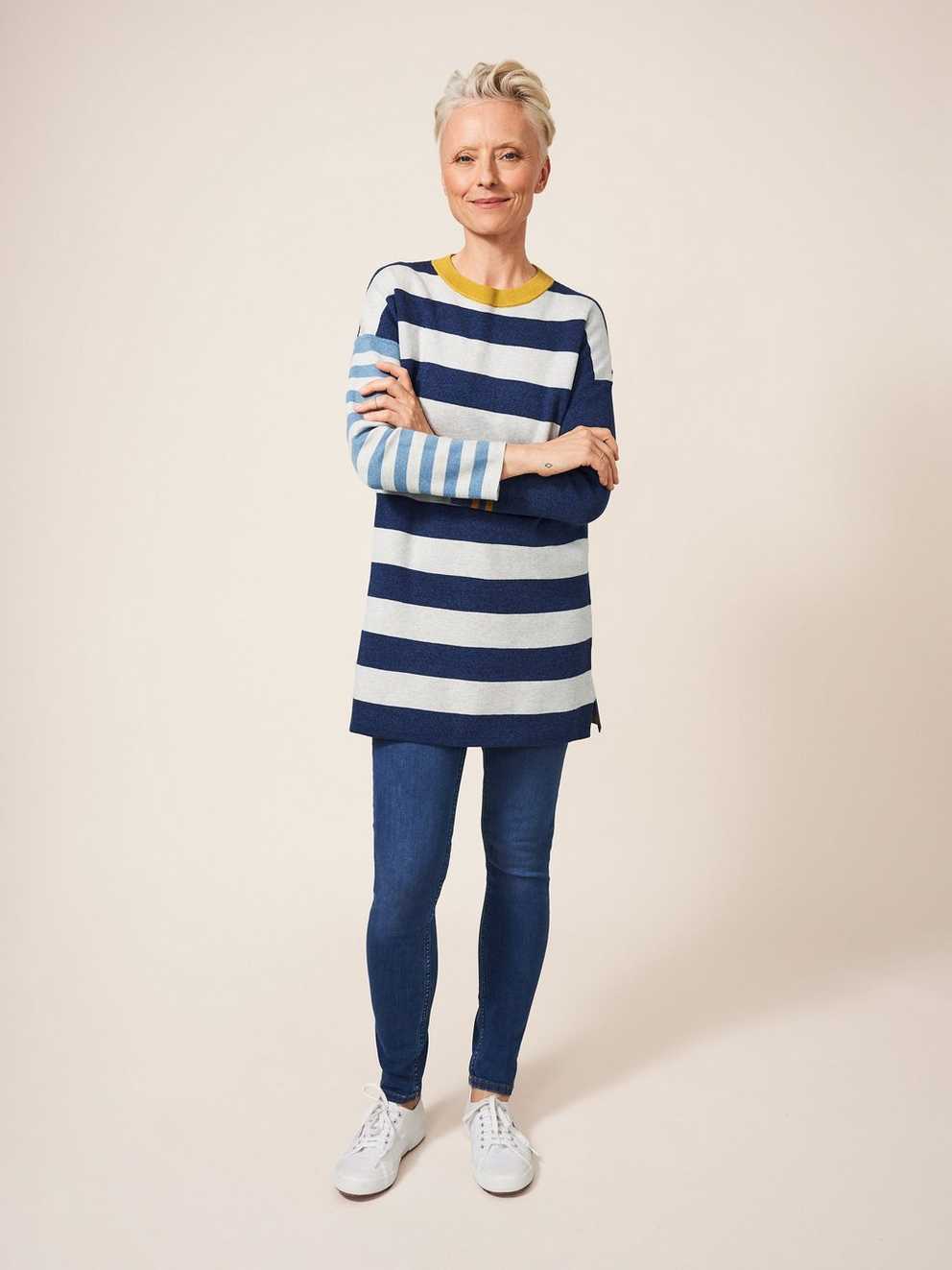 Reversible Stripe Tunic