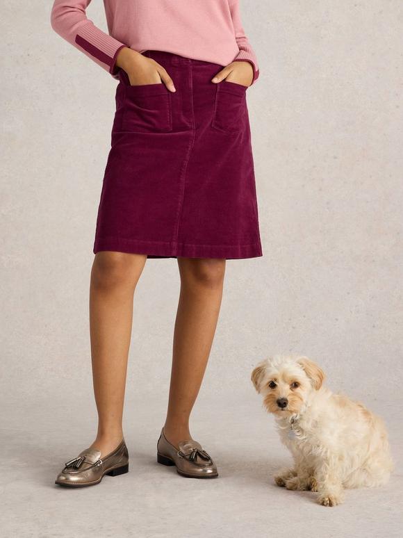 Melody Organic Cord Skirt
