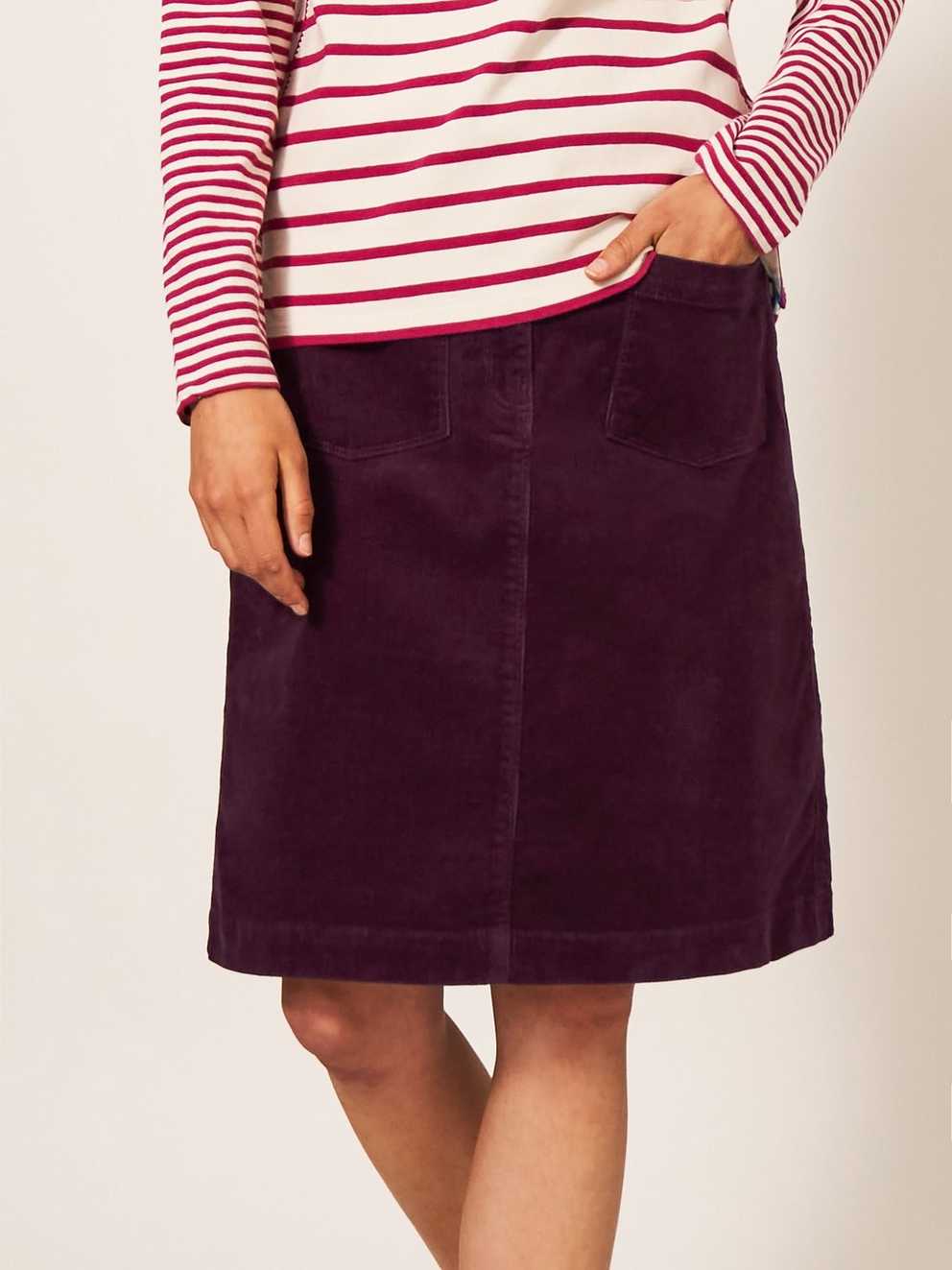 Melody Organic Cord Skirt