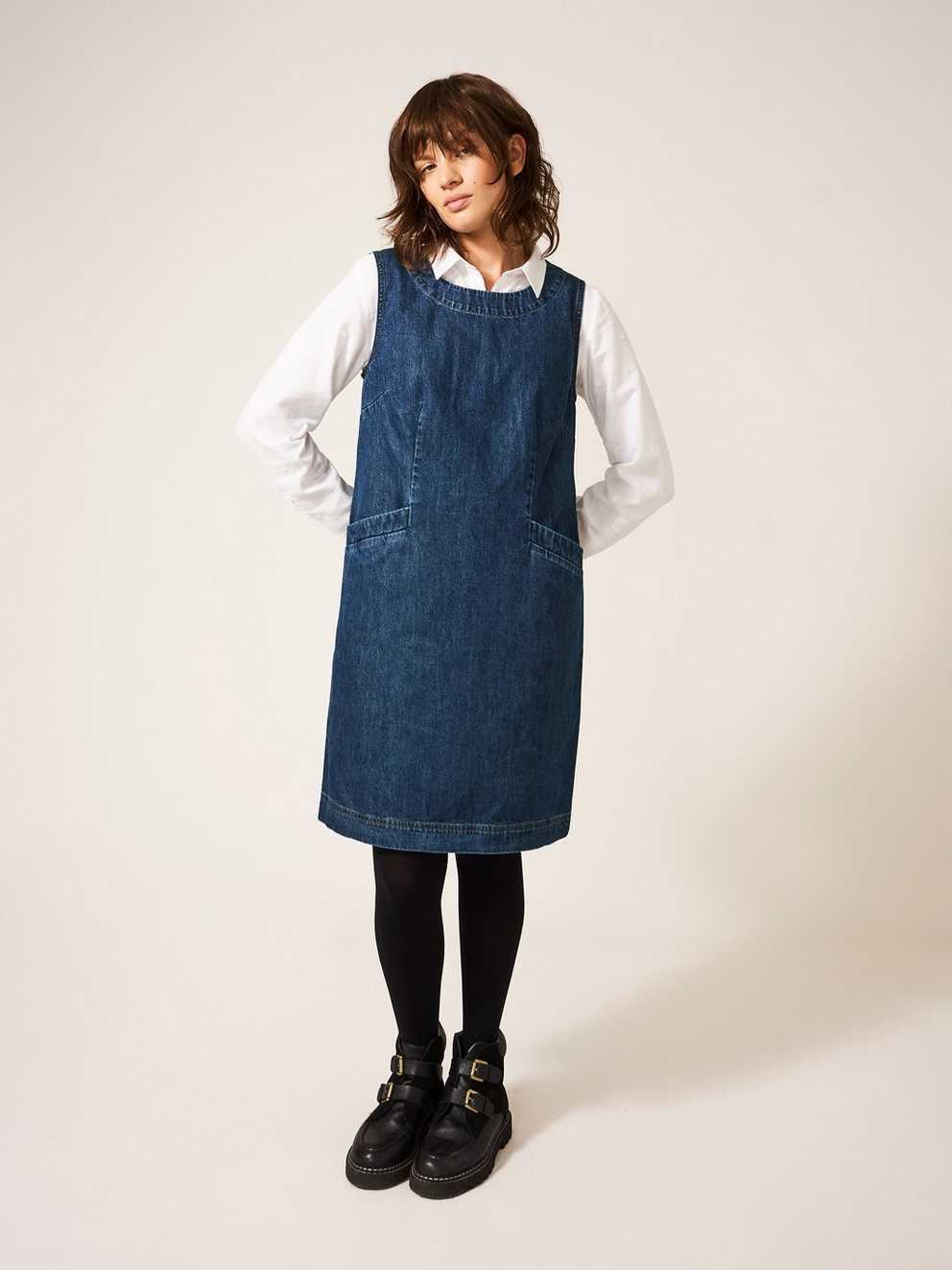 Lothbury Organic Denim Pinafore