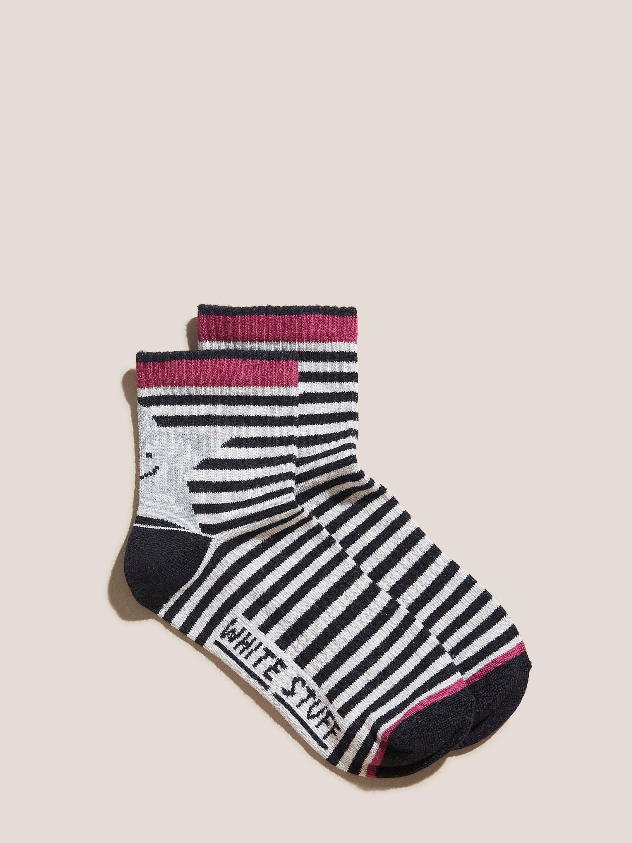 Star Stripe Midi Sock