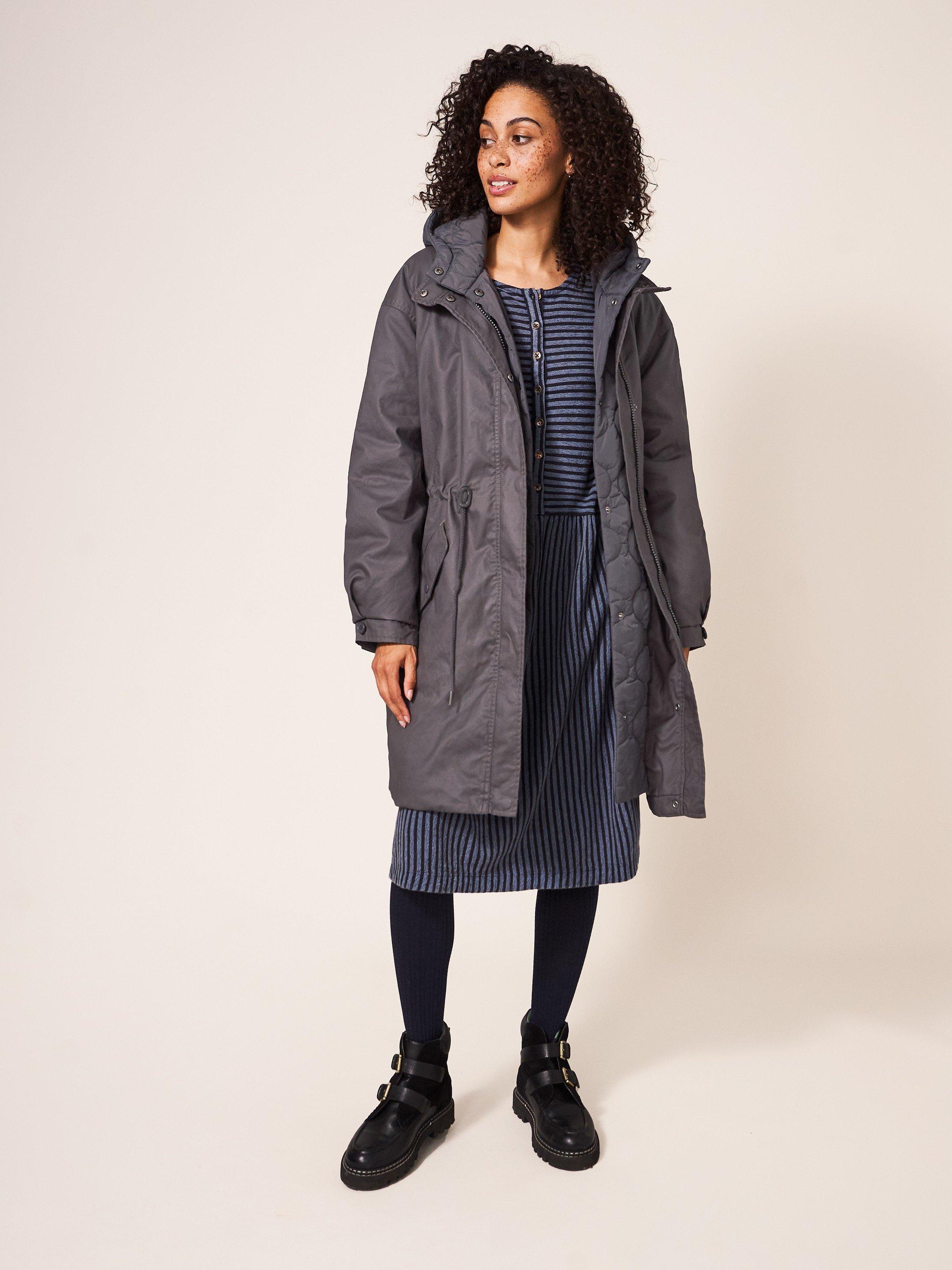 Riley Coated Cotton Parka
