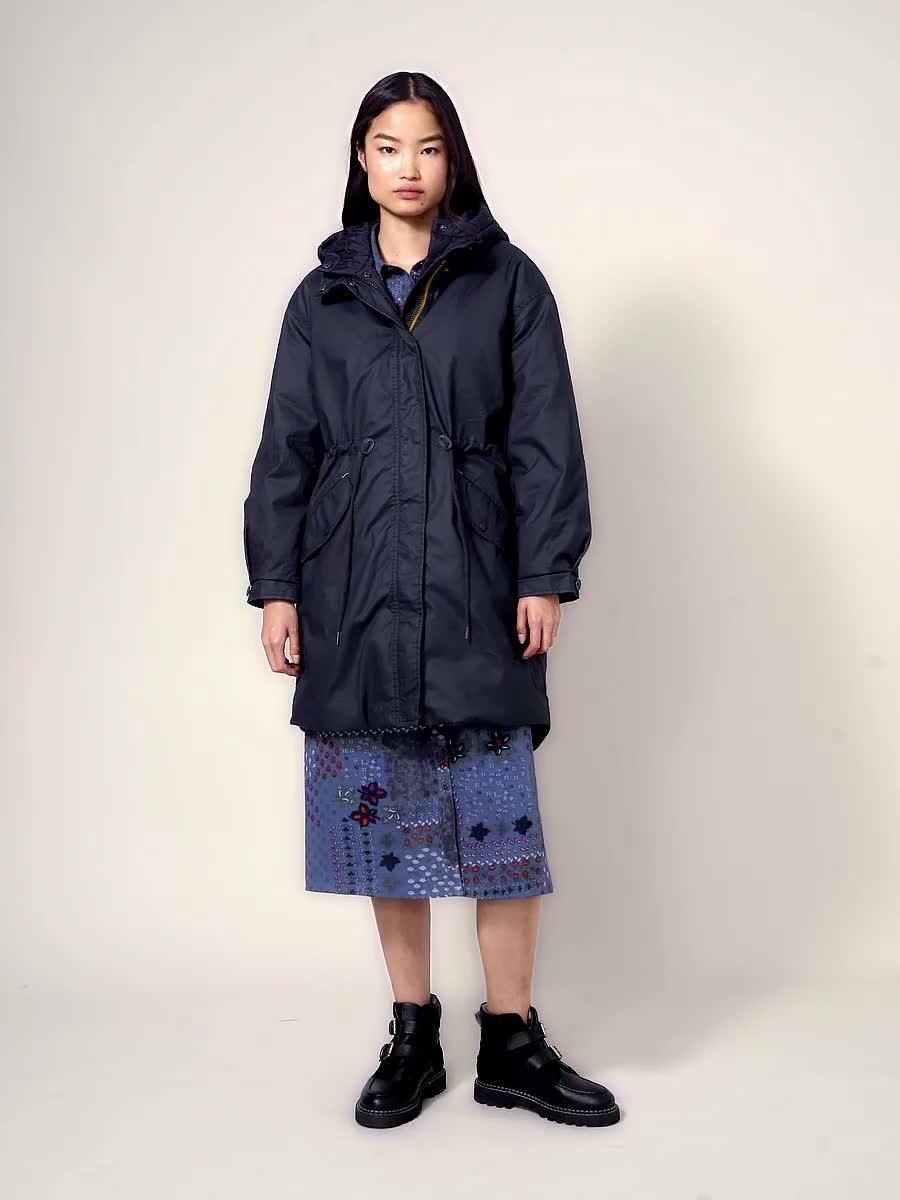 Riley Coated Cotton Parka