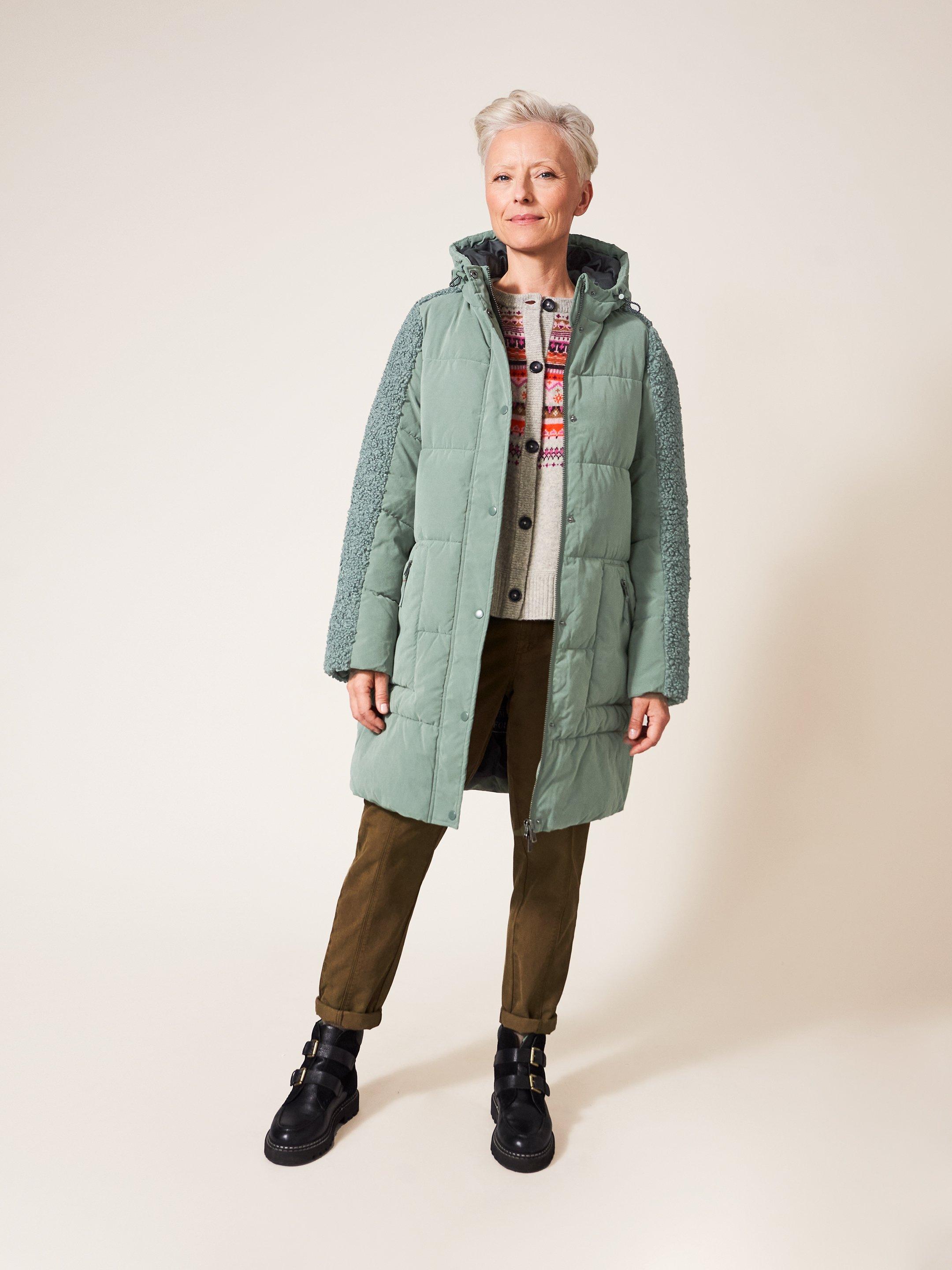 White stuff thirlmere 2024 long quilted coat