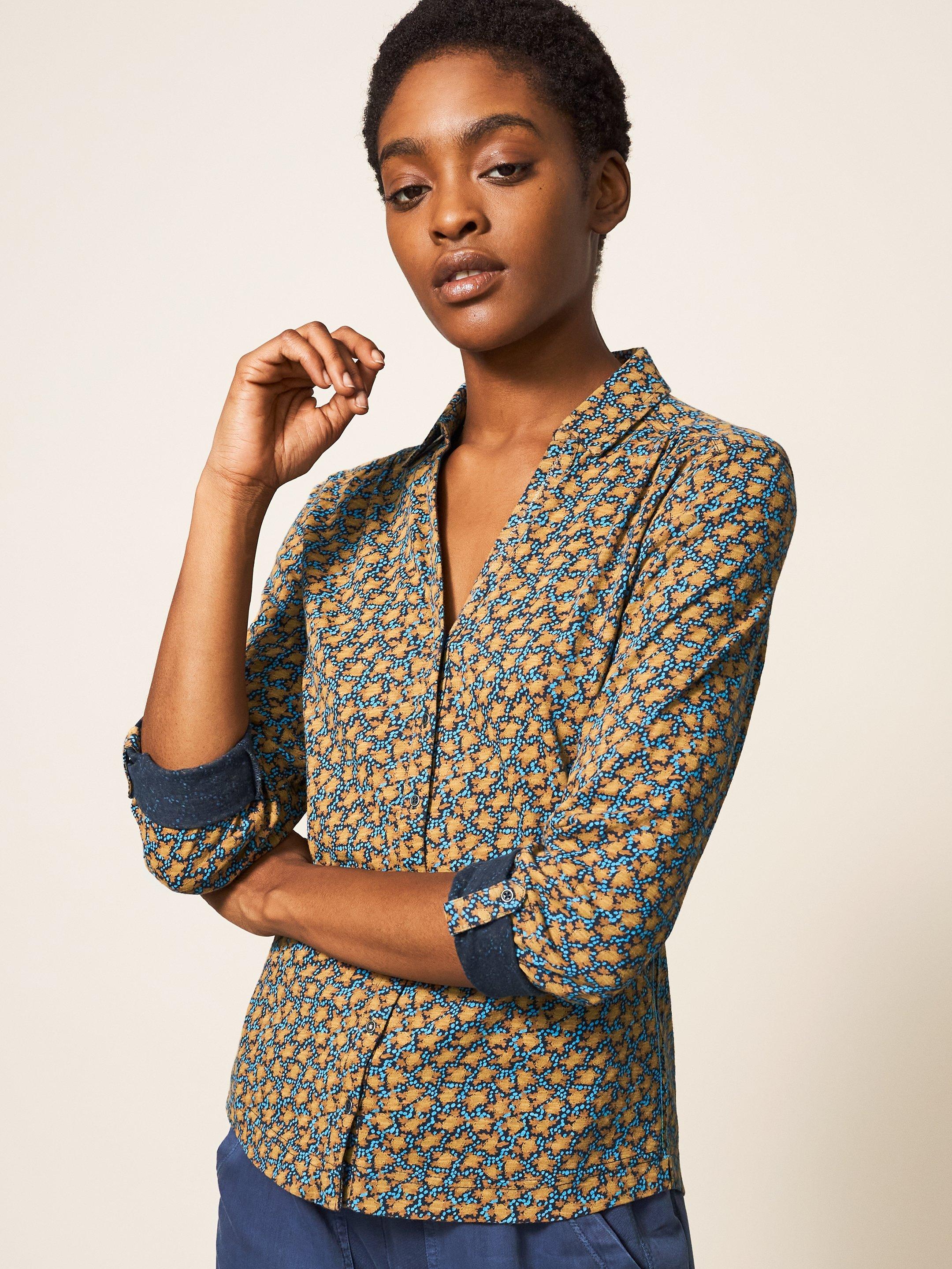 Annie Patterned Jersey Shirt