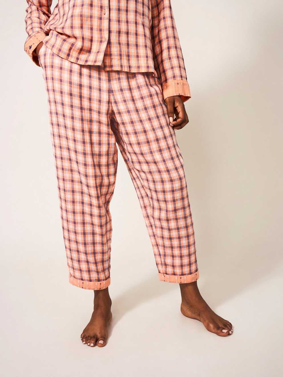 Nightsky Check PJ Bottom