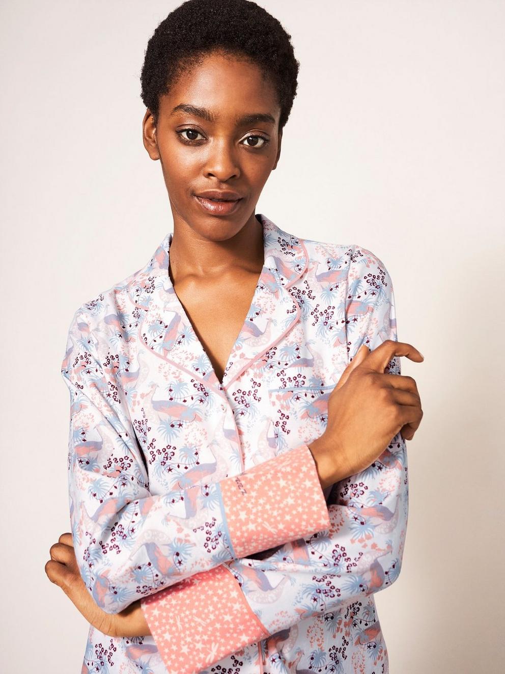 Nina Woven PJ Shirt