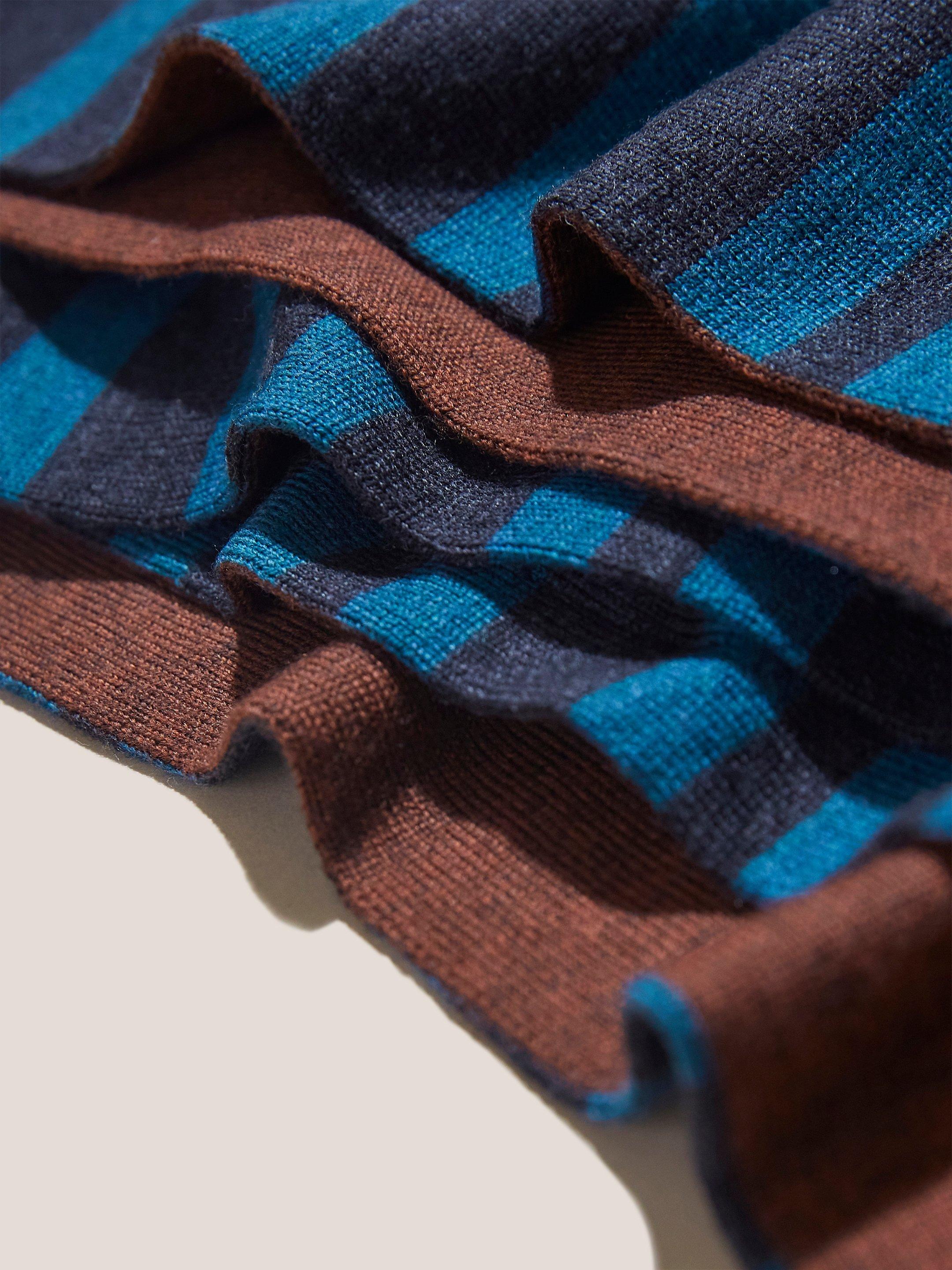 Angelo Stripe Merino Scarf