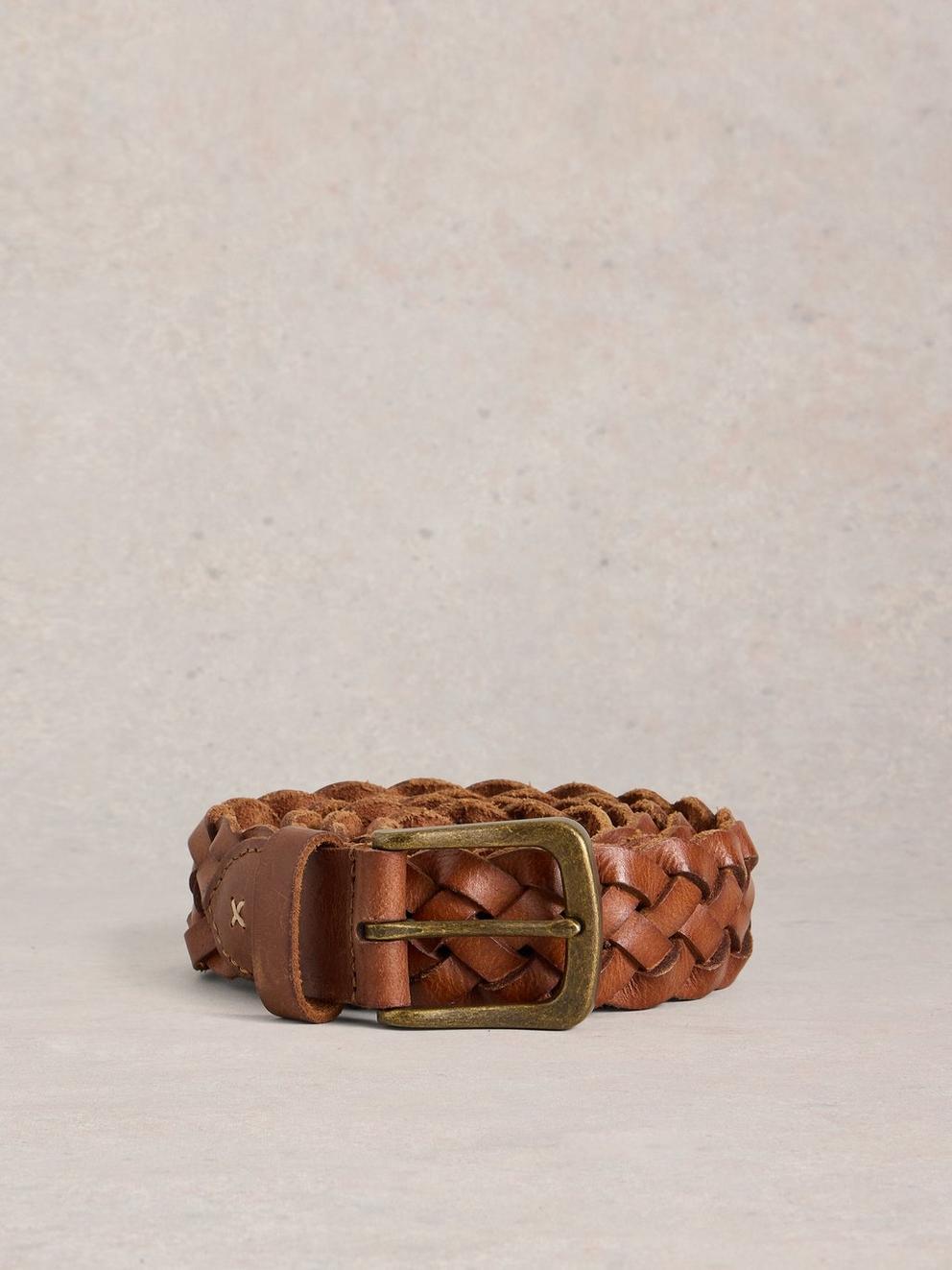 Weave Leather Belt