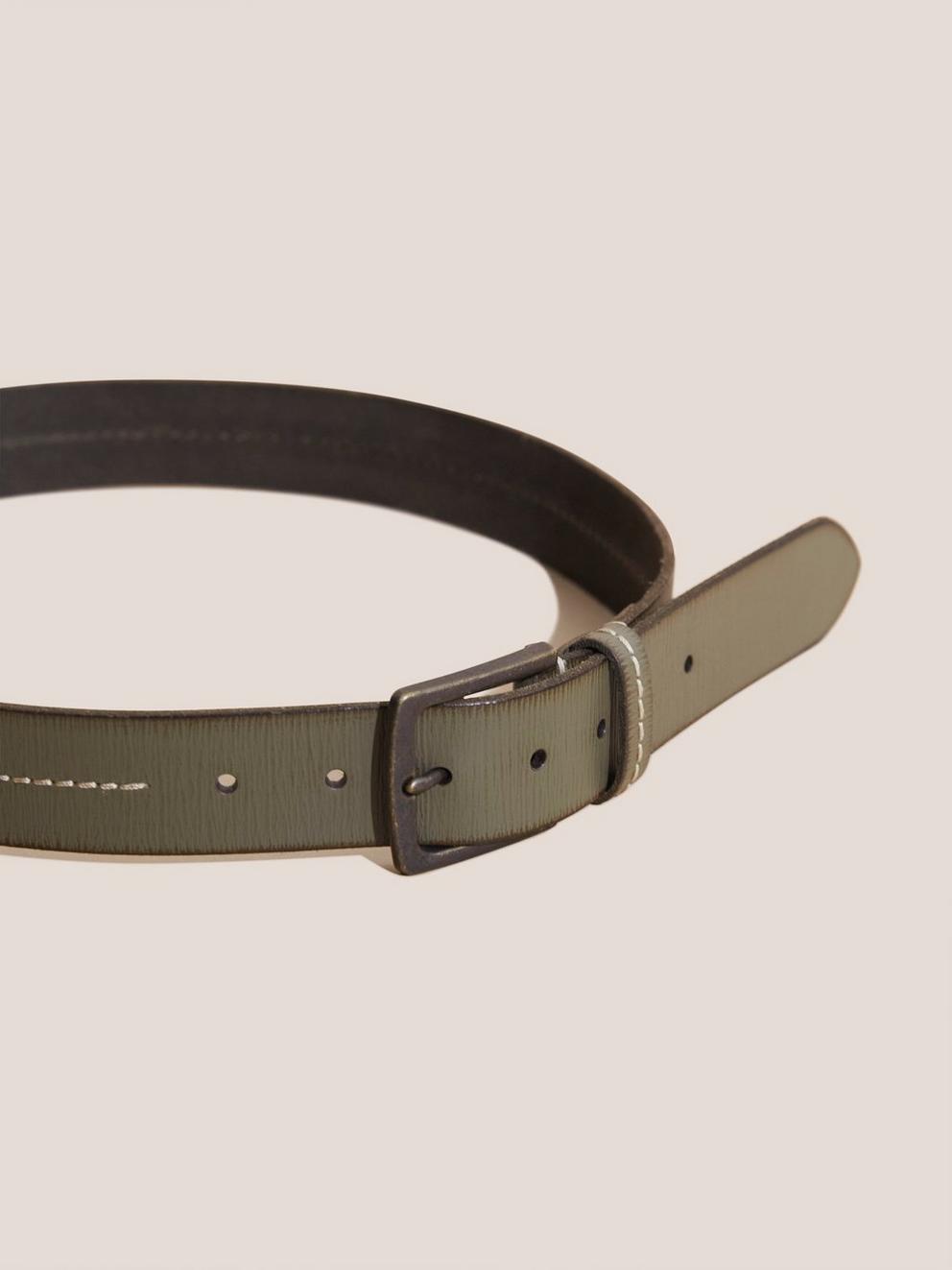 Leather Stitch Belt