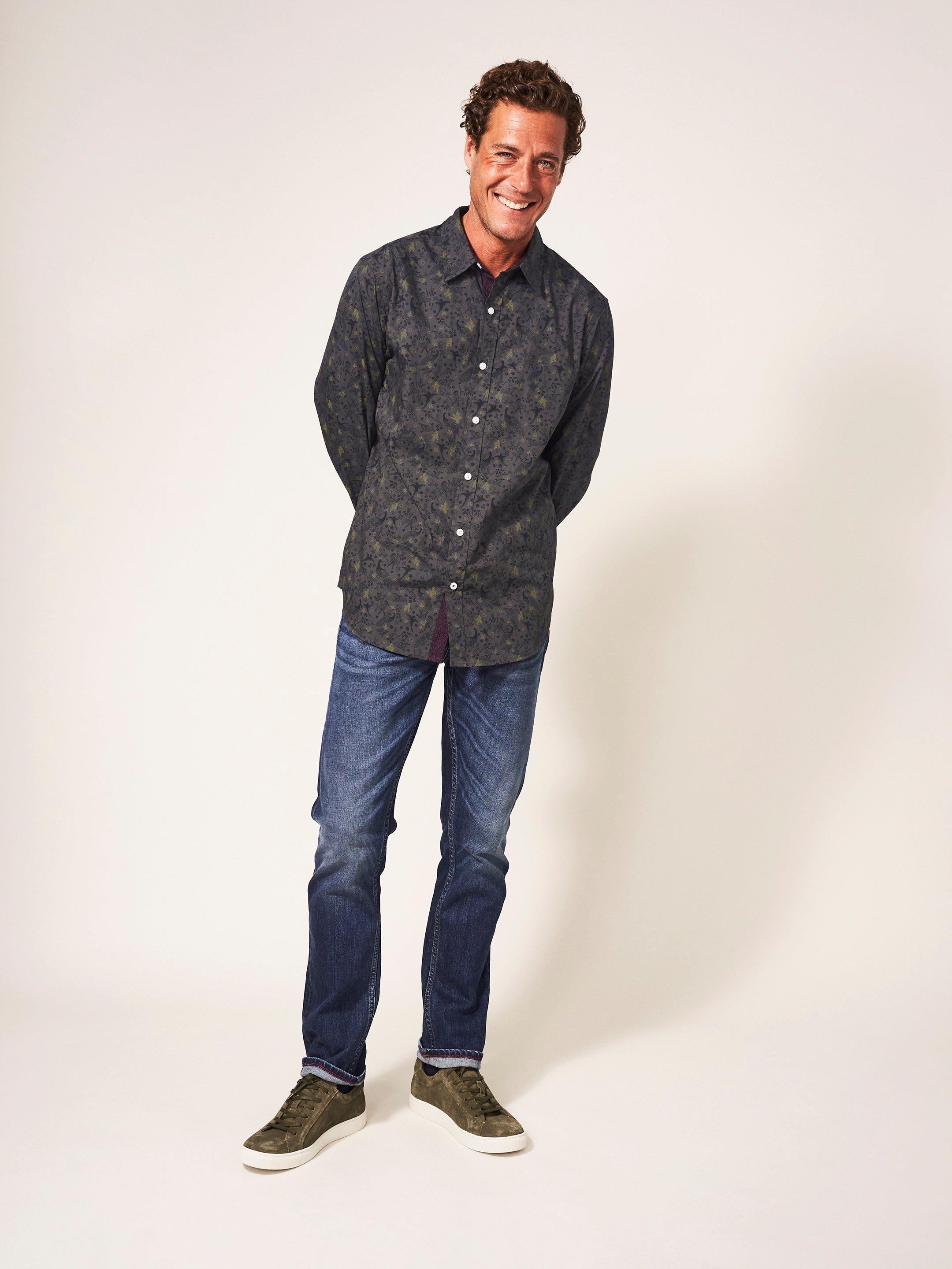 Party Peacock Printed Shirt