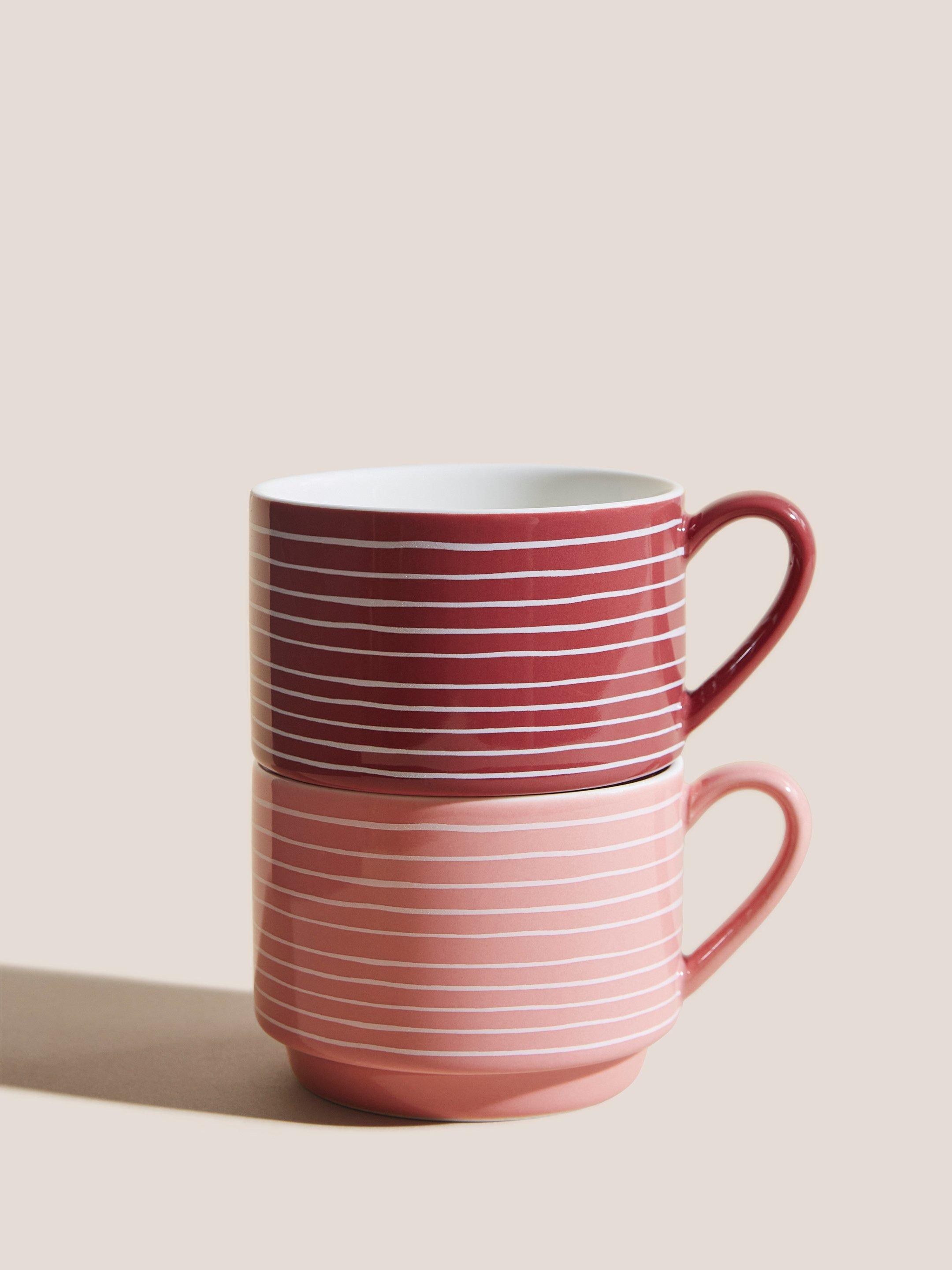 Stacker Stripe Mug Set