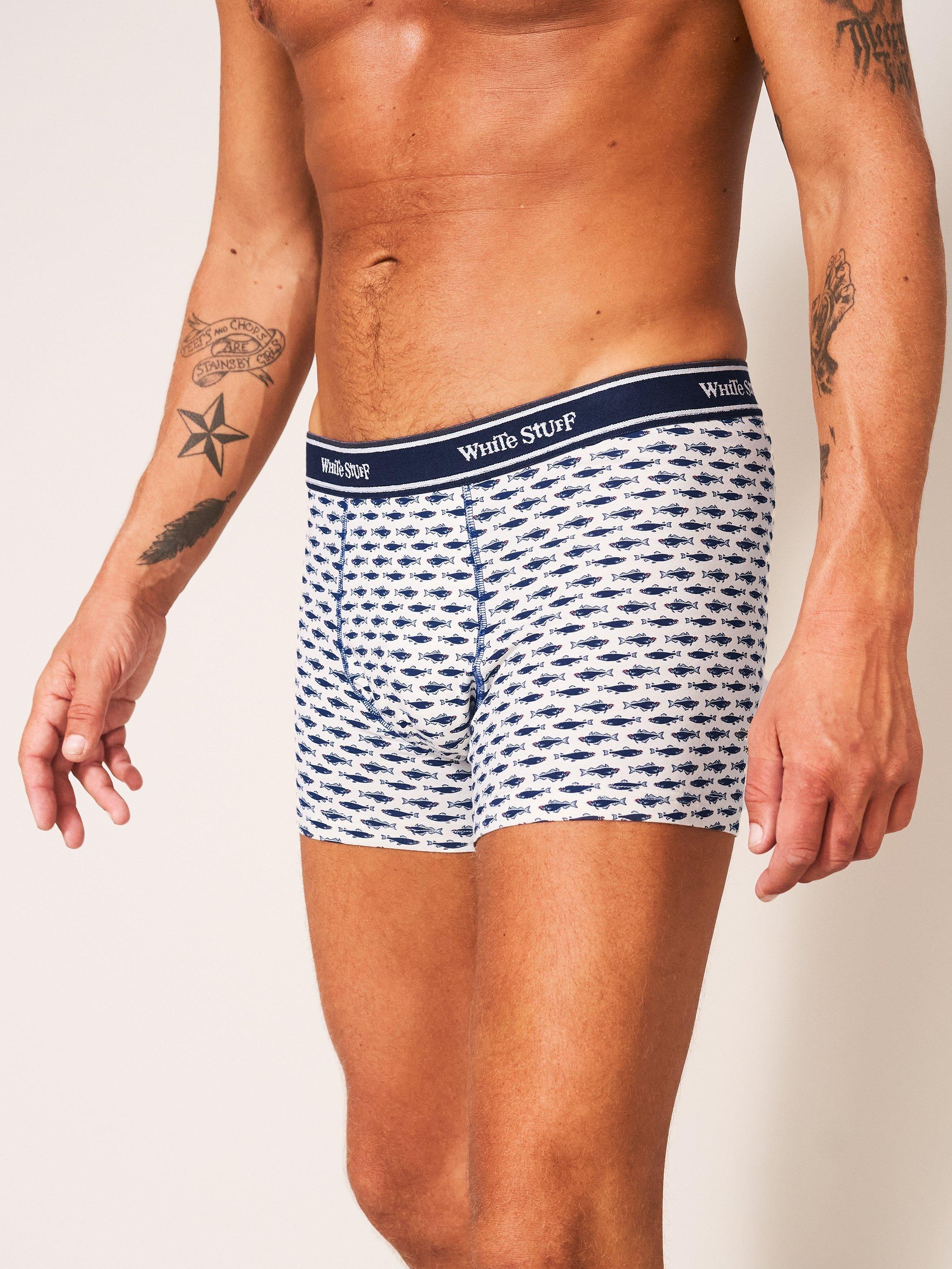 2 Pack Boxers Print and Plain