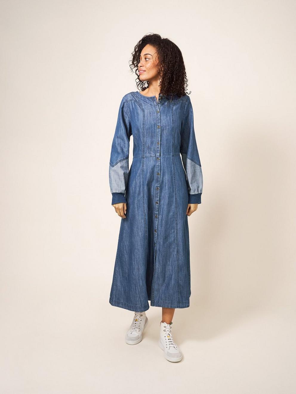 Jasmine Denim Midi Dress