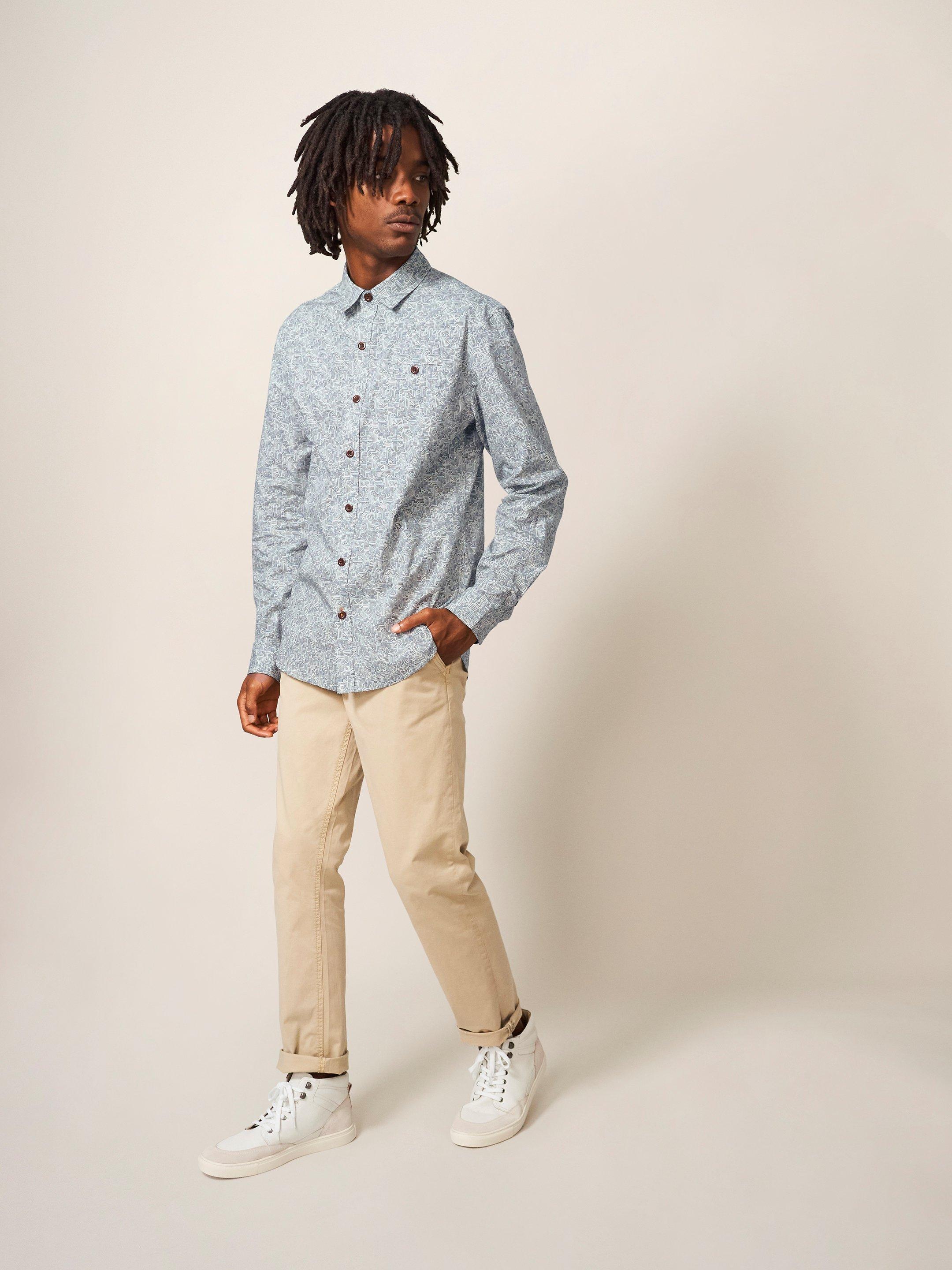 Welch Line Printed Shirt